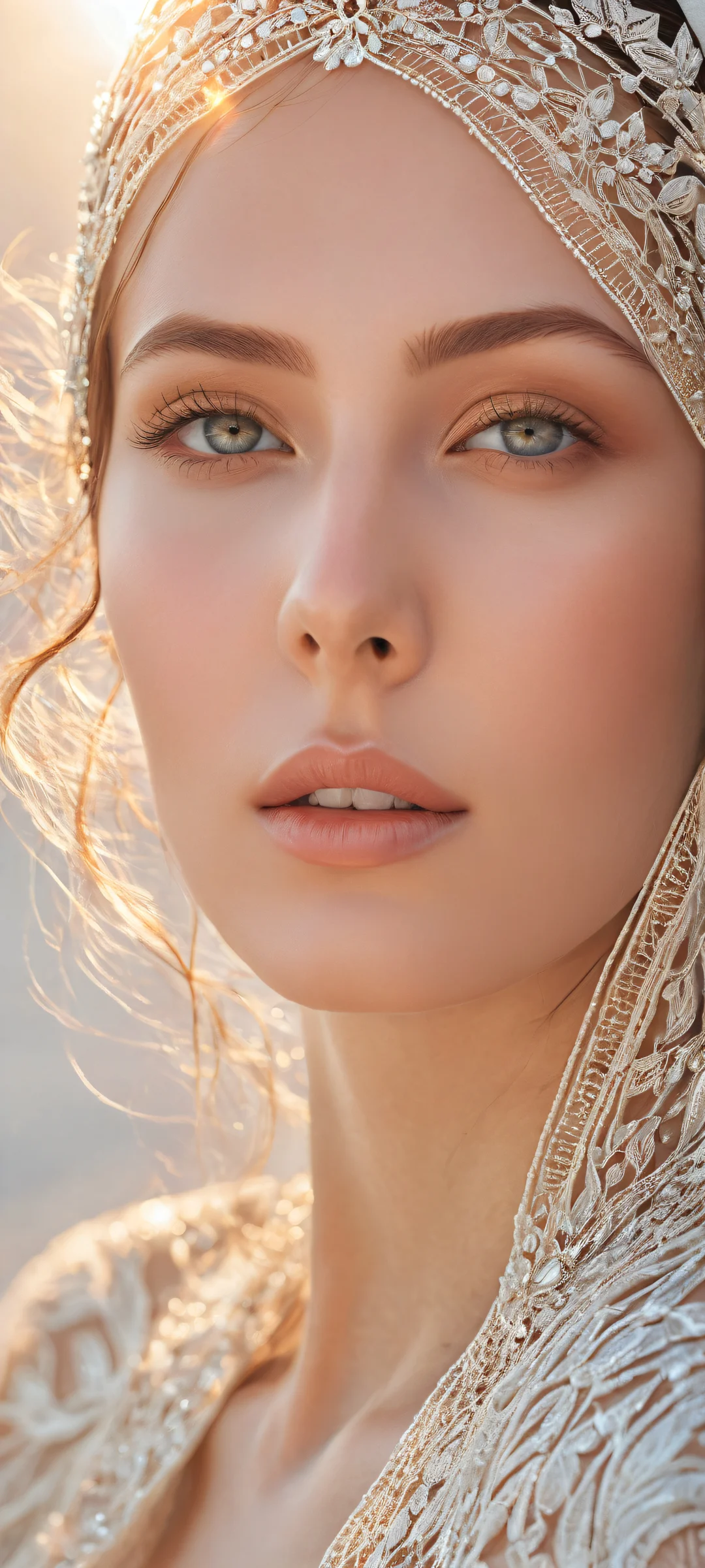 Delicate Filaments 2K QHD Home Screen Ethereal digital art of delicate filaments on iPhone and Android devices.