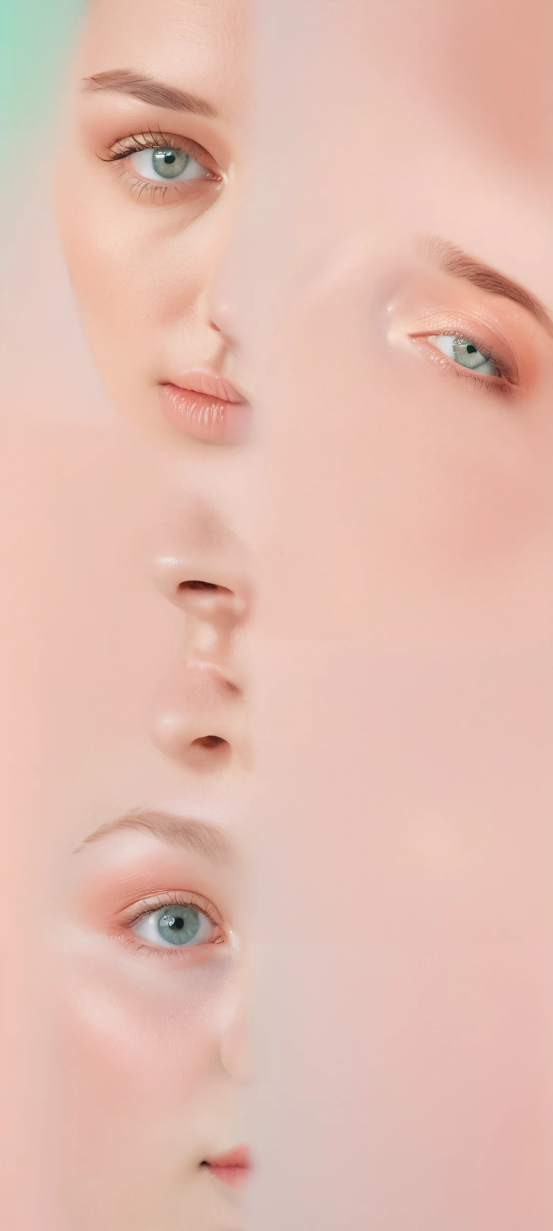 People engaged in online meetings on iPhone/Android devices against a gradient representing digital connection.