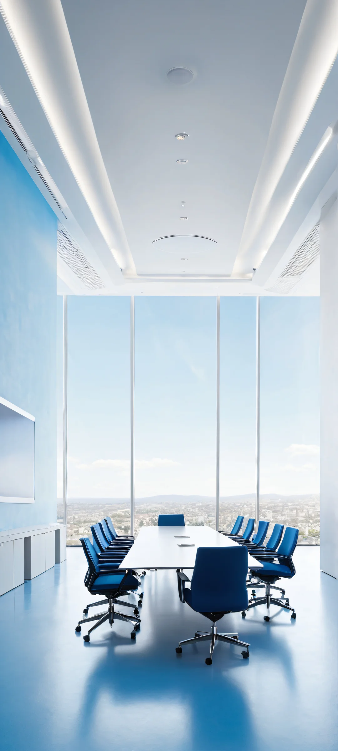 Professionals connected via online meetings, iPhone/Android, award-winning digital art, stunning visual impact, Apple UI level