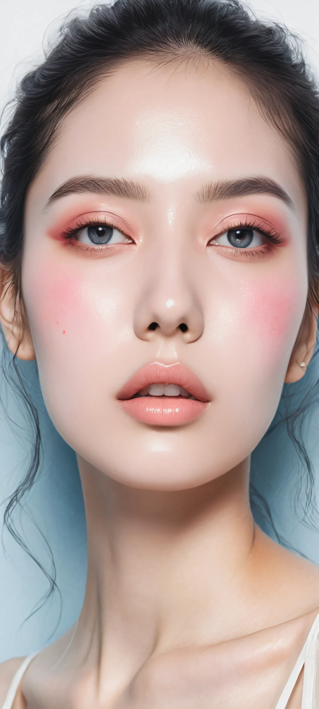 Breathtaking watercolor painting on iPhone/Android, perfect for dark mode and UI widgets.