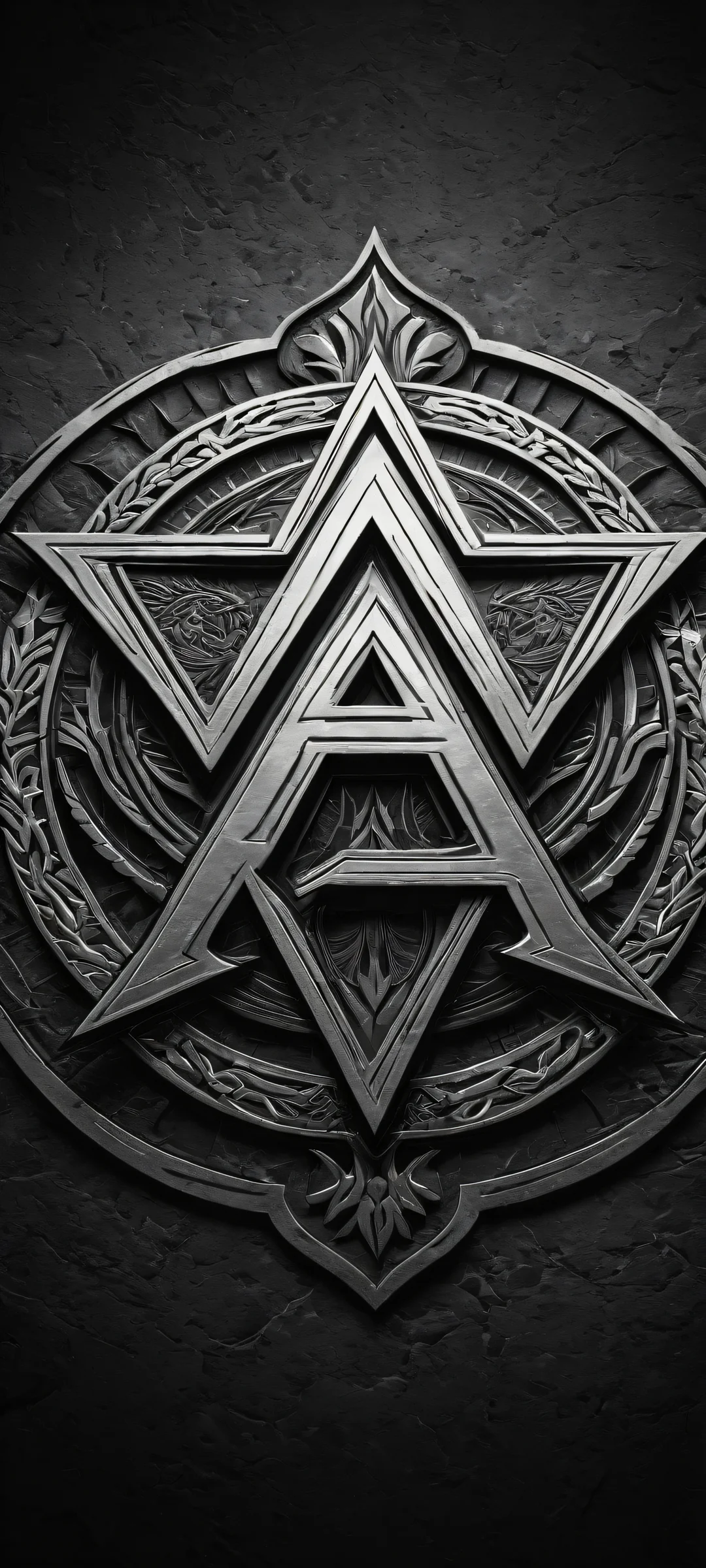 AWE-inspiring vertical portrait artwork featuring the elite wrestling logo on iPhone/Android devices