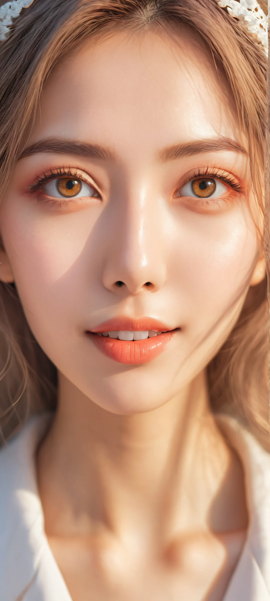 iPhone/Android wallpaper featuring an serene anime character with intricate details and ethereal lighting.