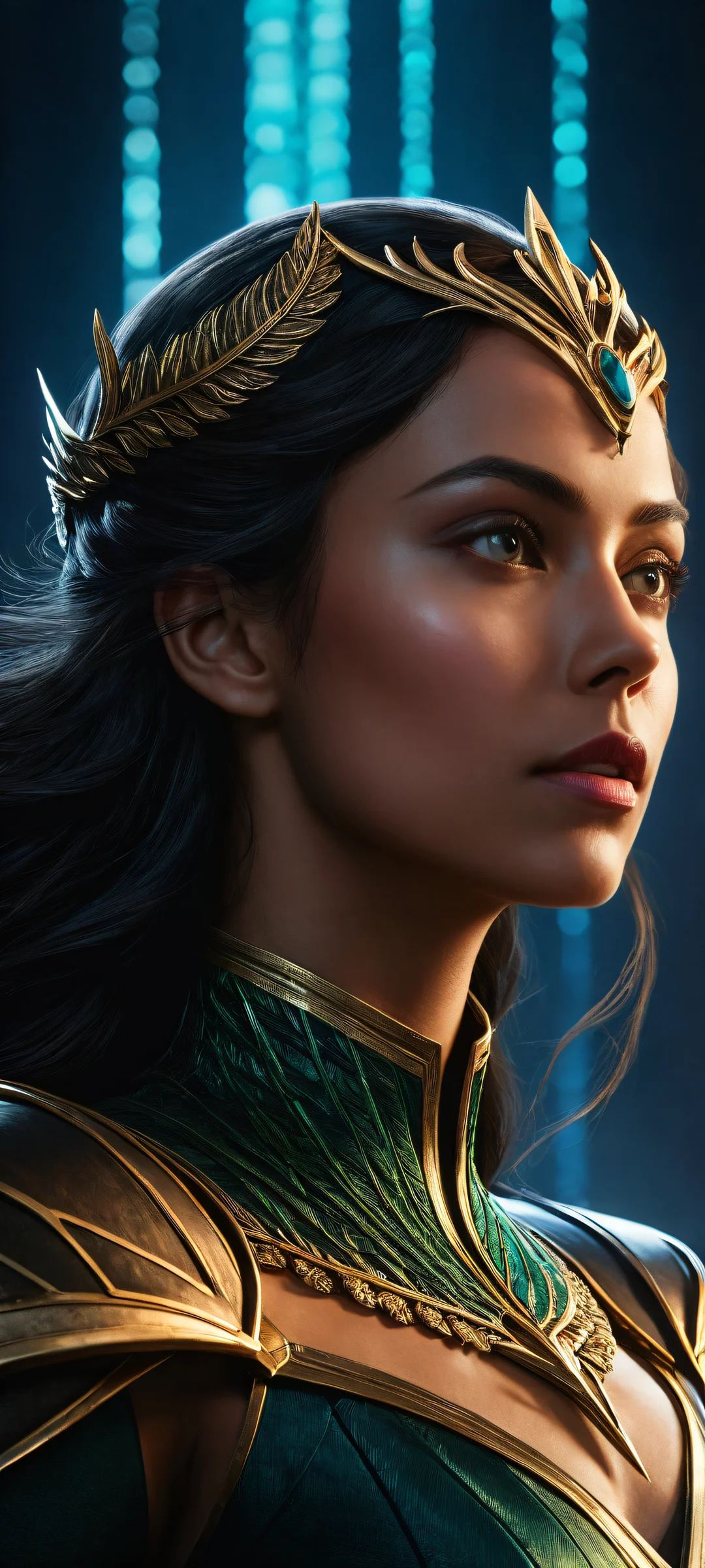 Aurora artwork with video game characters and cinematic CGI elements on iPhone/Android.