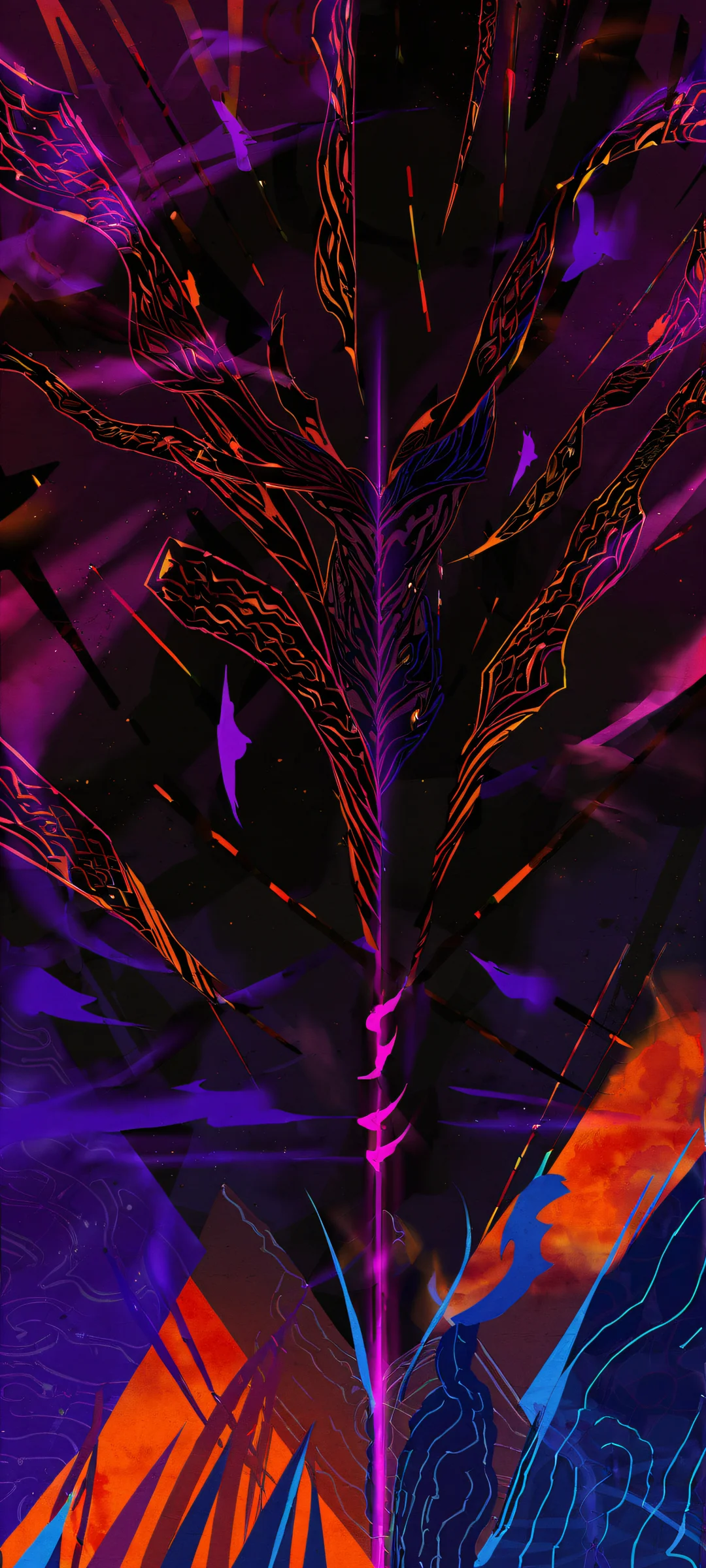 iPhone/Android compatible anime hero wallpaper with intricate micro-details and mystical artifacts, perfectly optimized for home screens