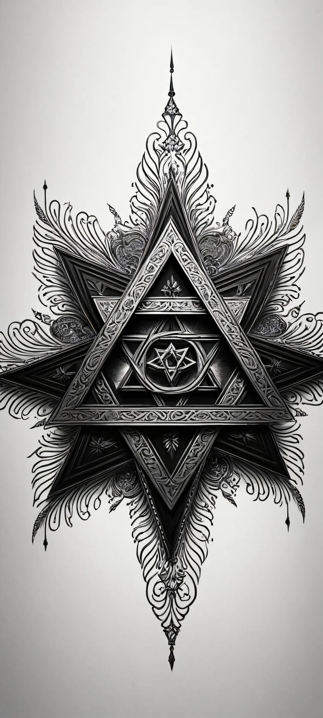 iPhone and Android users will love this breathtaking vertical portrait artwork of The Alkhemia logo, perfectly optimized for home screens with intricate details and symbolism. Perfectly clean top half provides ample breathing space for UI widgets.