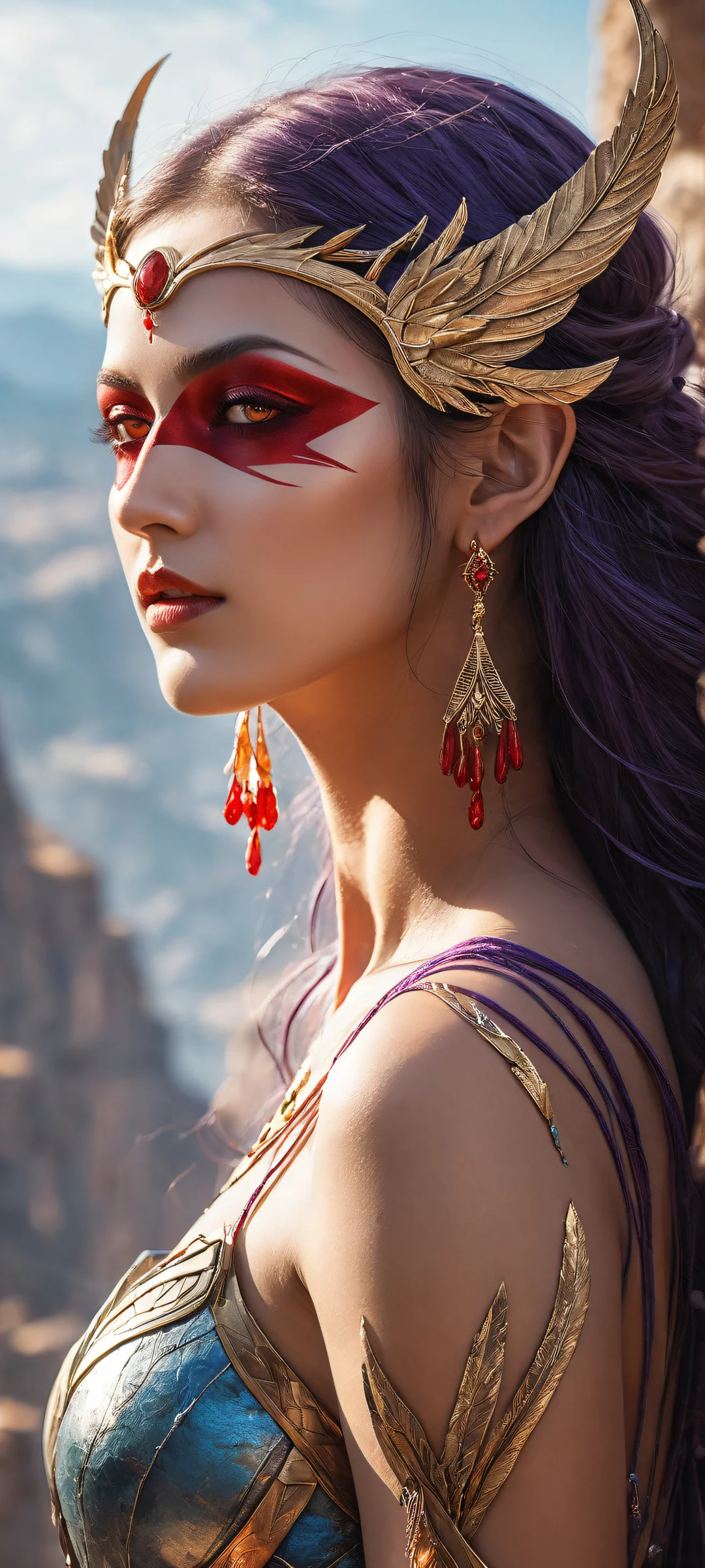 A stunning portrait of Artemis on iPhone/Android, with mesmerizing micro-details and ethereal lighting, perfectly optimized for mobile home screens.