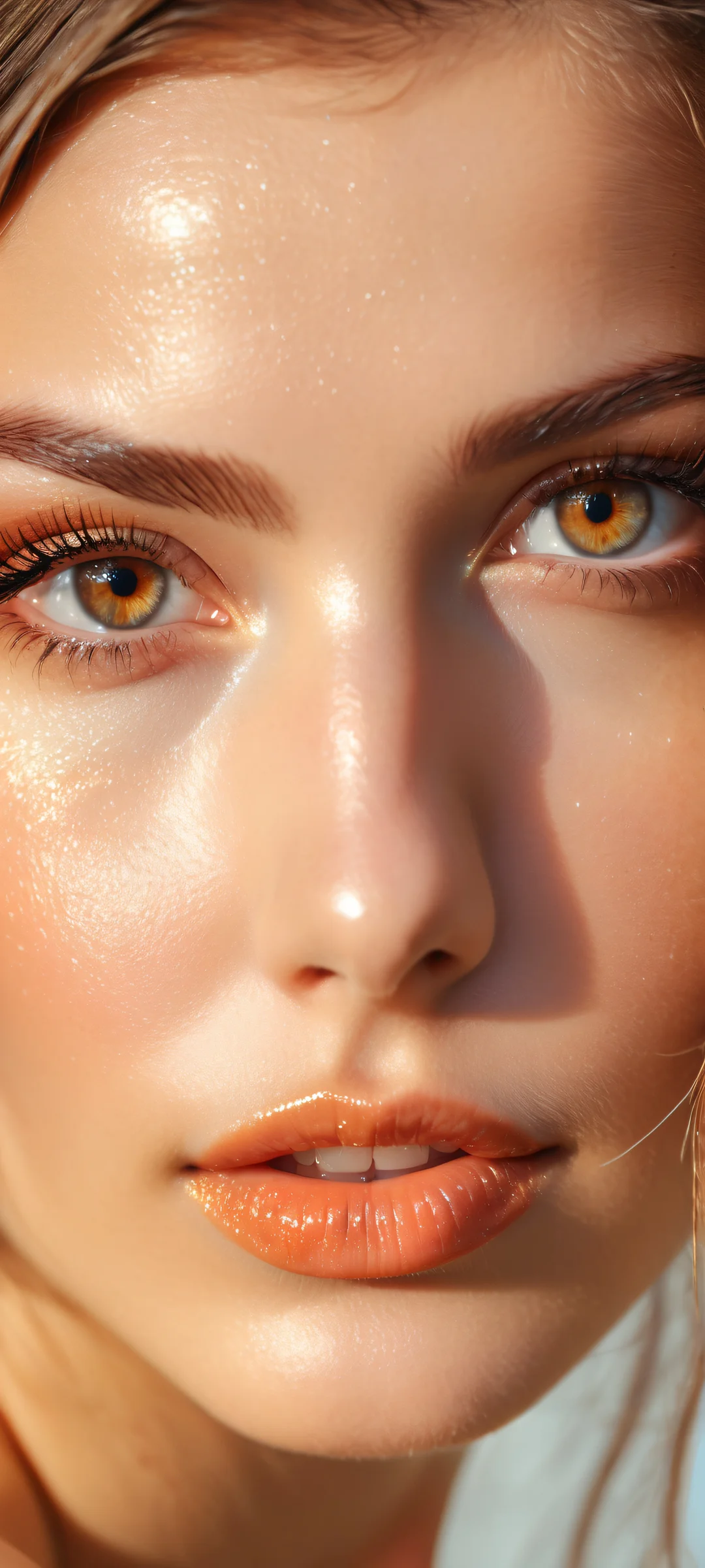 Ethereal Beauty 2K Phone Wallpaper A stunning portrait of a beautiful girl on iPhone/Android with intricate details and ethereal lighting.