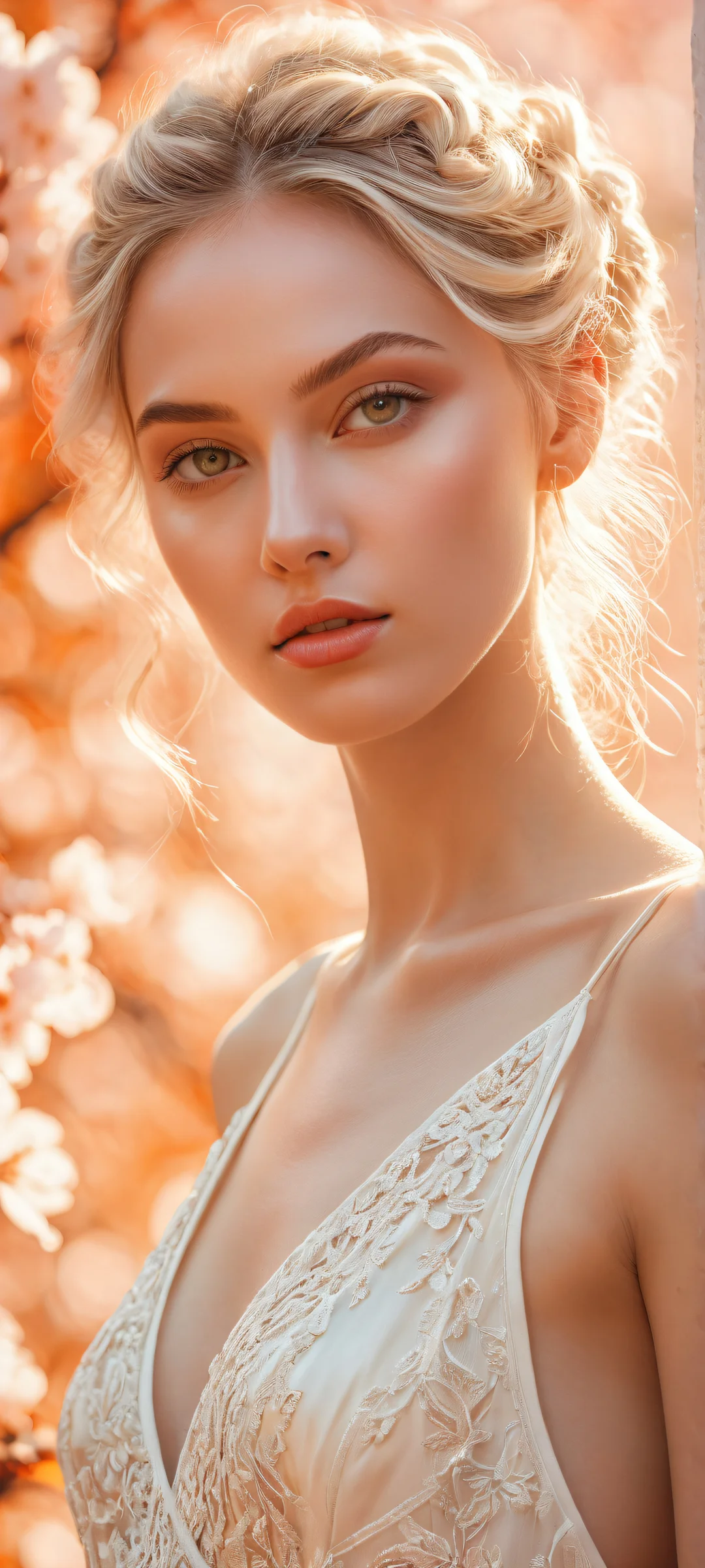 Stunning vertical portrait artwork of a captivating beauty on iPhone/Android devices. Perfekt optimiert für Startbildschirme.