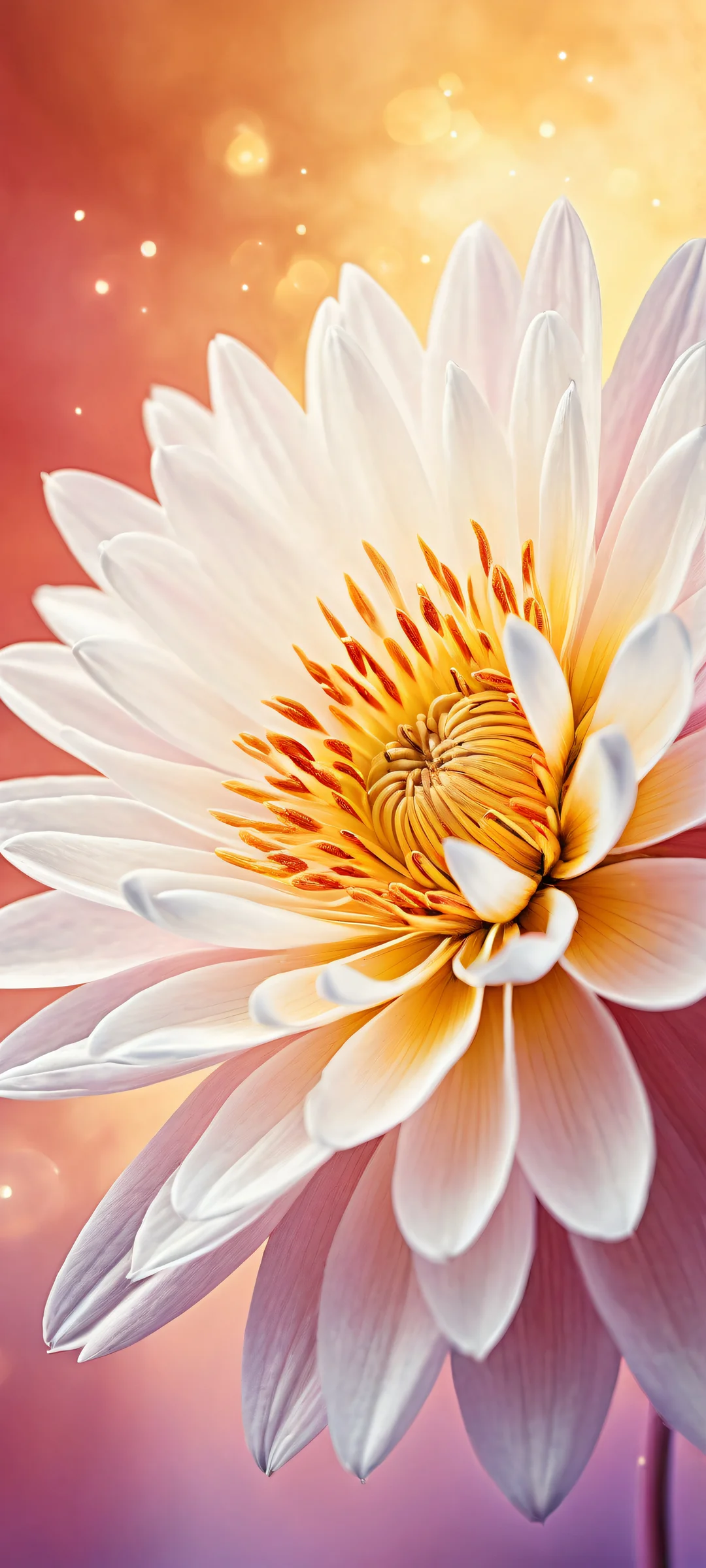 Delicate flower artwork on a serene background for iPhone/Android wallpapers