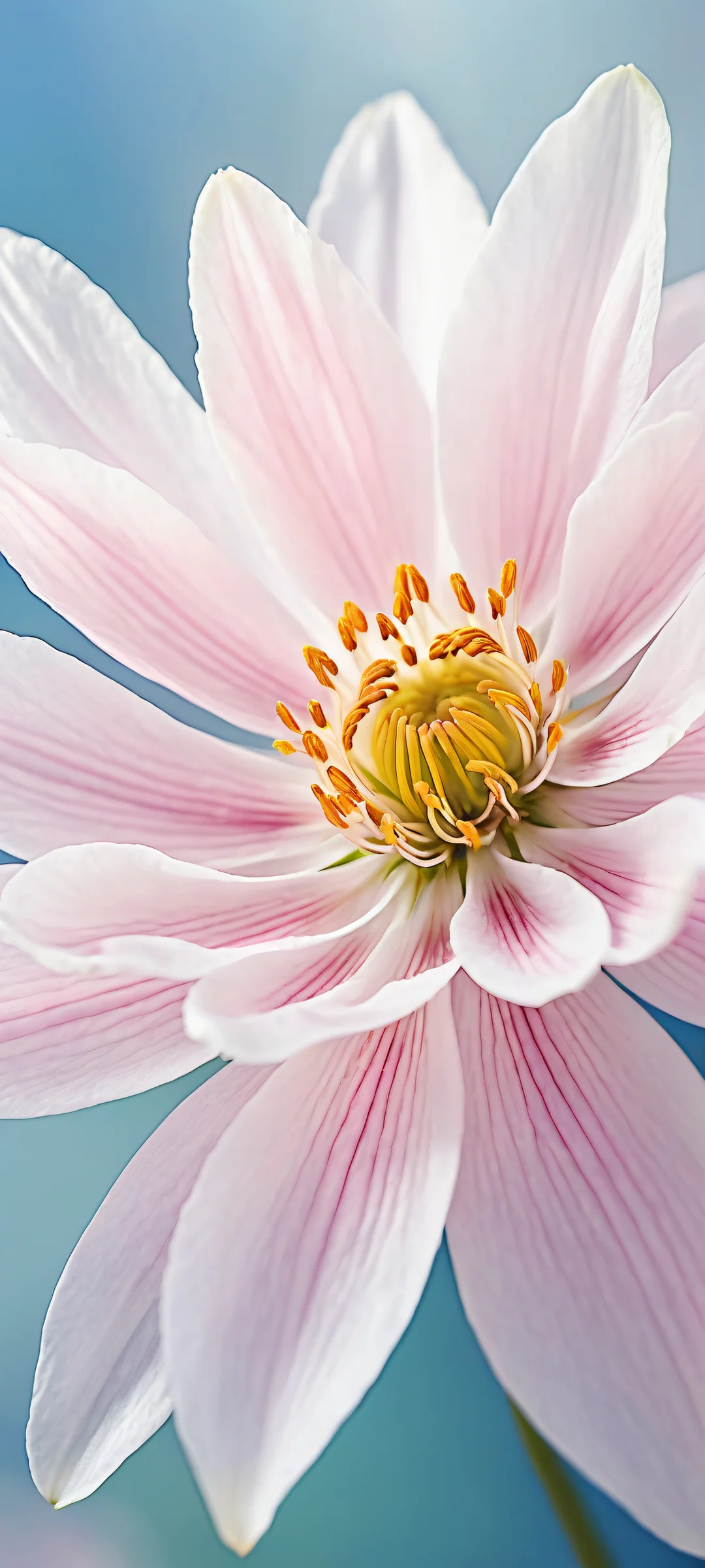 Delicate flowers on a clean background for iPhone/Android devices.