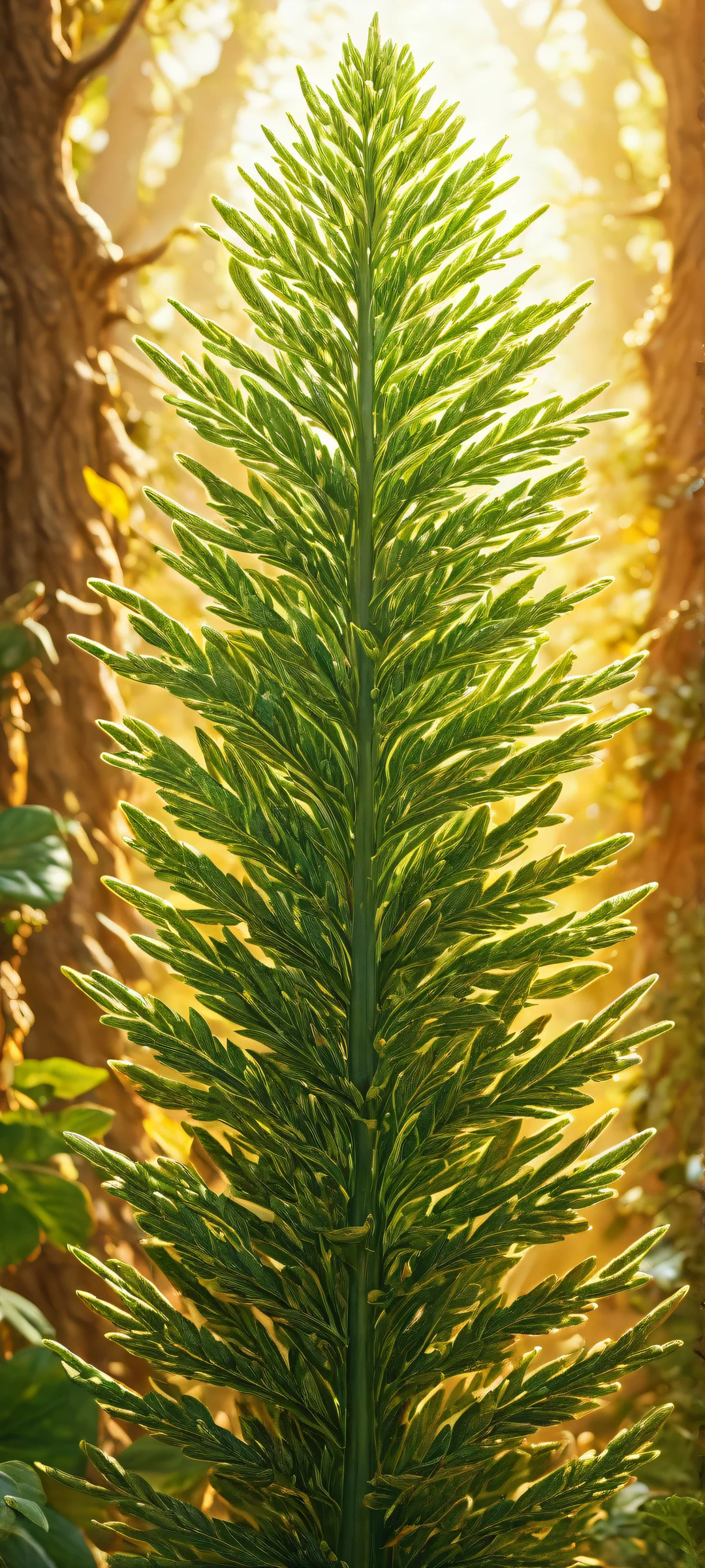 iPhone and Android wallpapers featuring intricate seeds artwork with ethereal lighting and radiant colors.