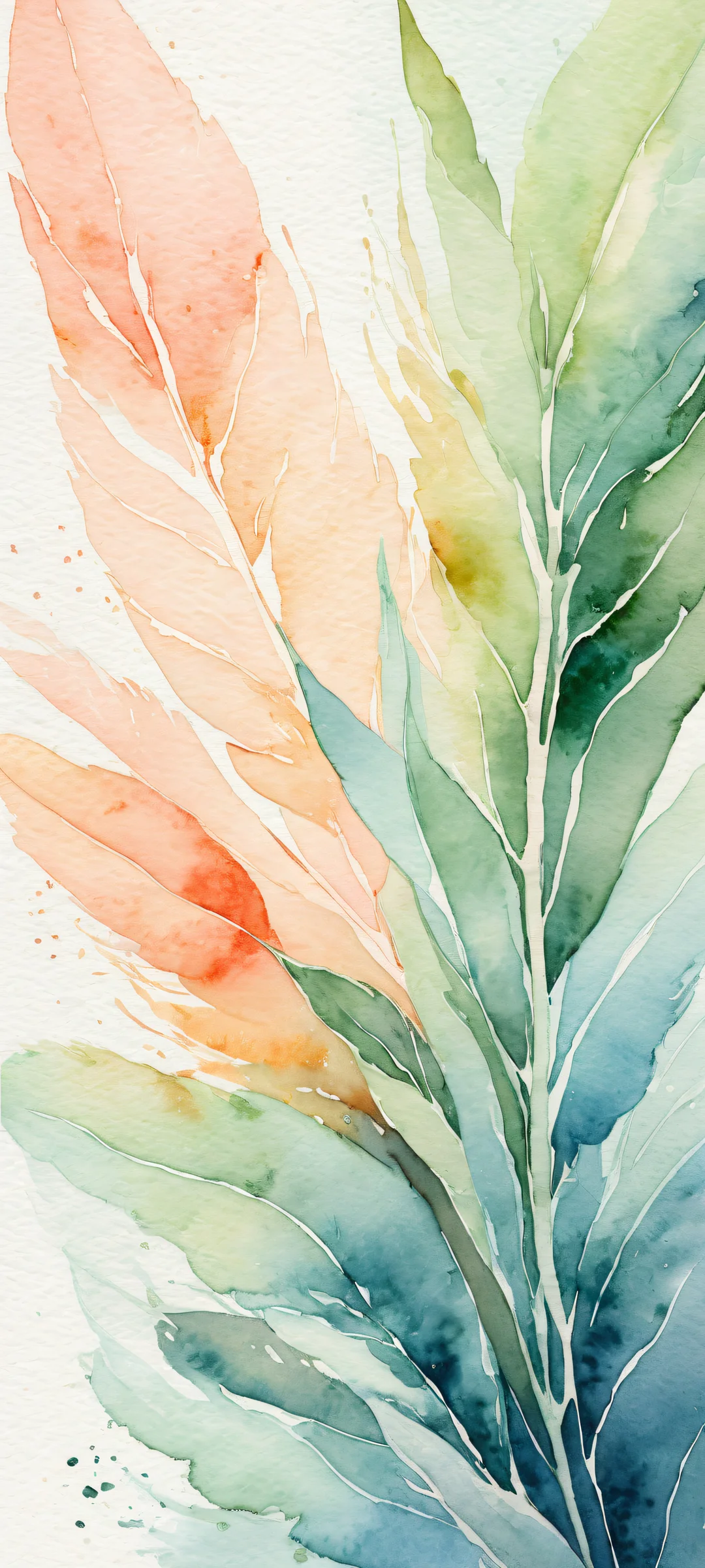iPhone and Android users alike will be mesmerized by the stunning vertical portrait of watercolor brushstrokes, perfectly optimized for their home screens.