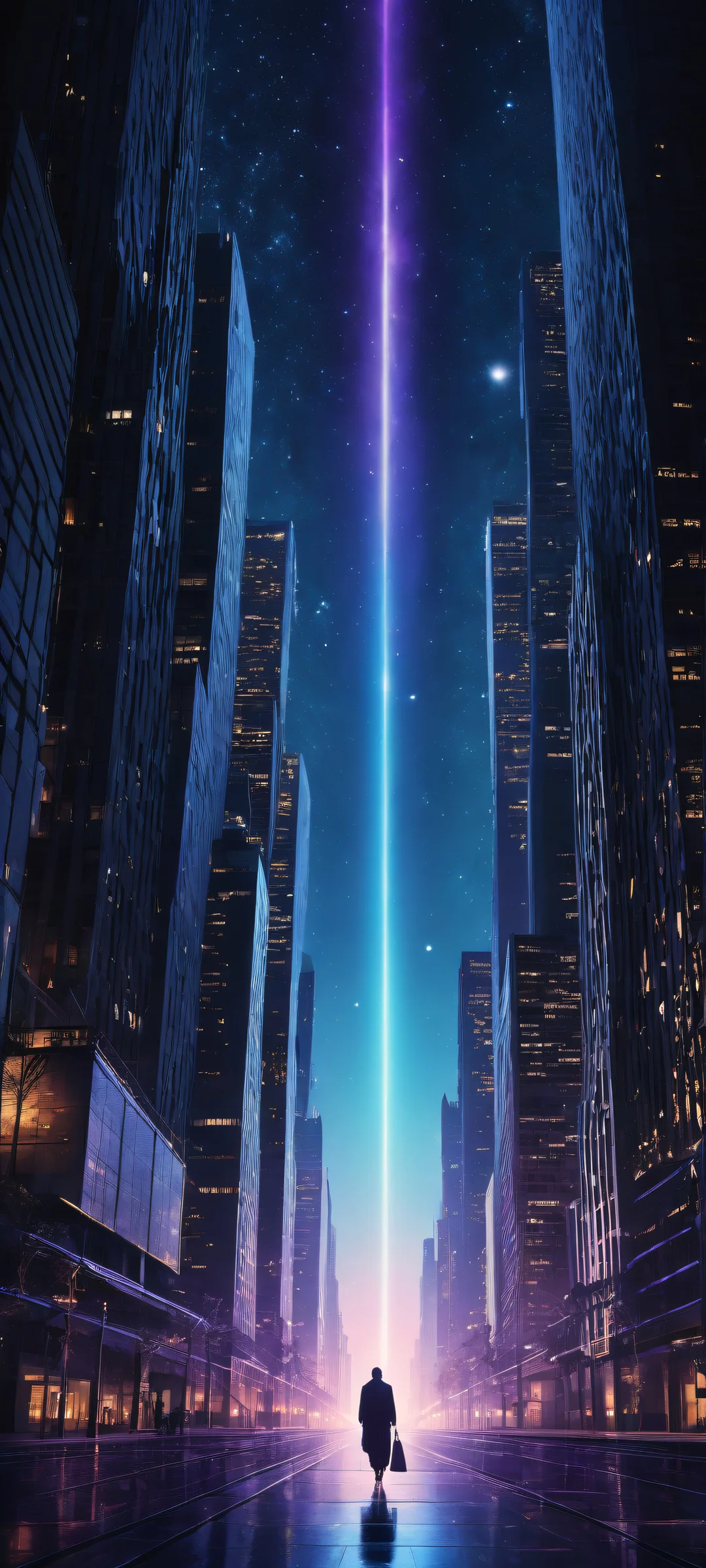 A breathtaking vertical portrait of celestial bodies on iPhone and Android devices. Perfectly optimized for home screens.