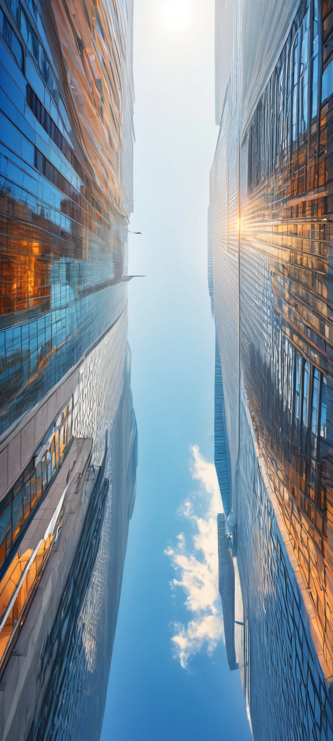 A breathtaking digital art of Ethereal Cityscapes for iPhone/Android, featuring intricate cityscapes and meticulously crafted architectural details.