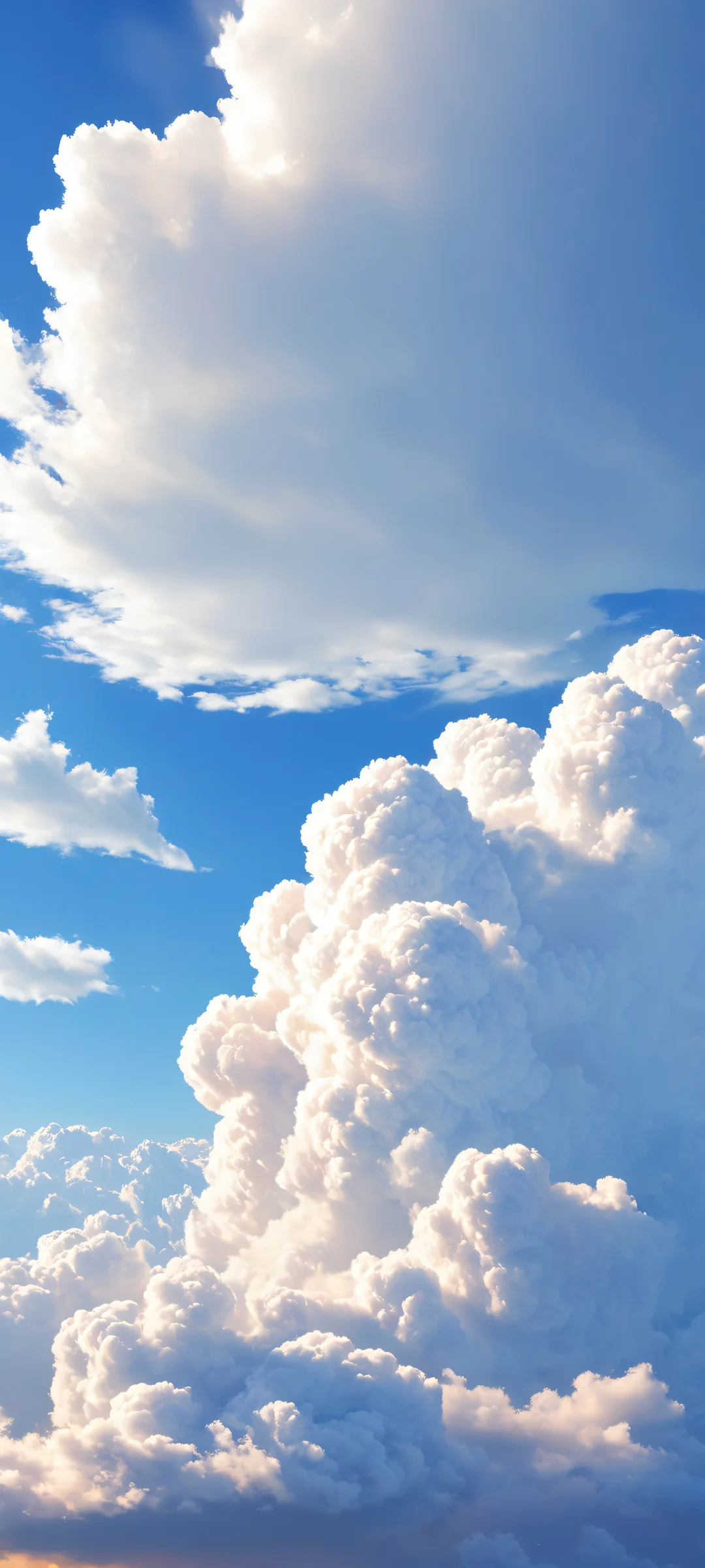 Breathtaking portrait artwork of clouds on iPhone/Android