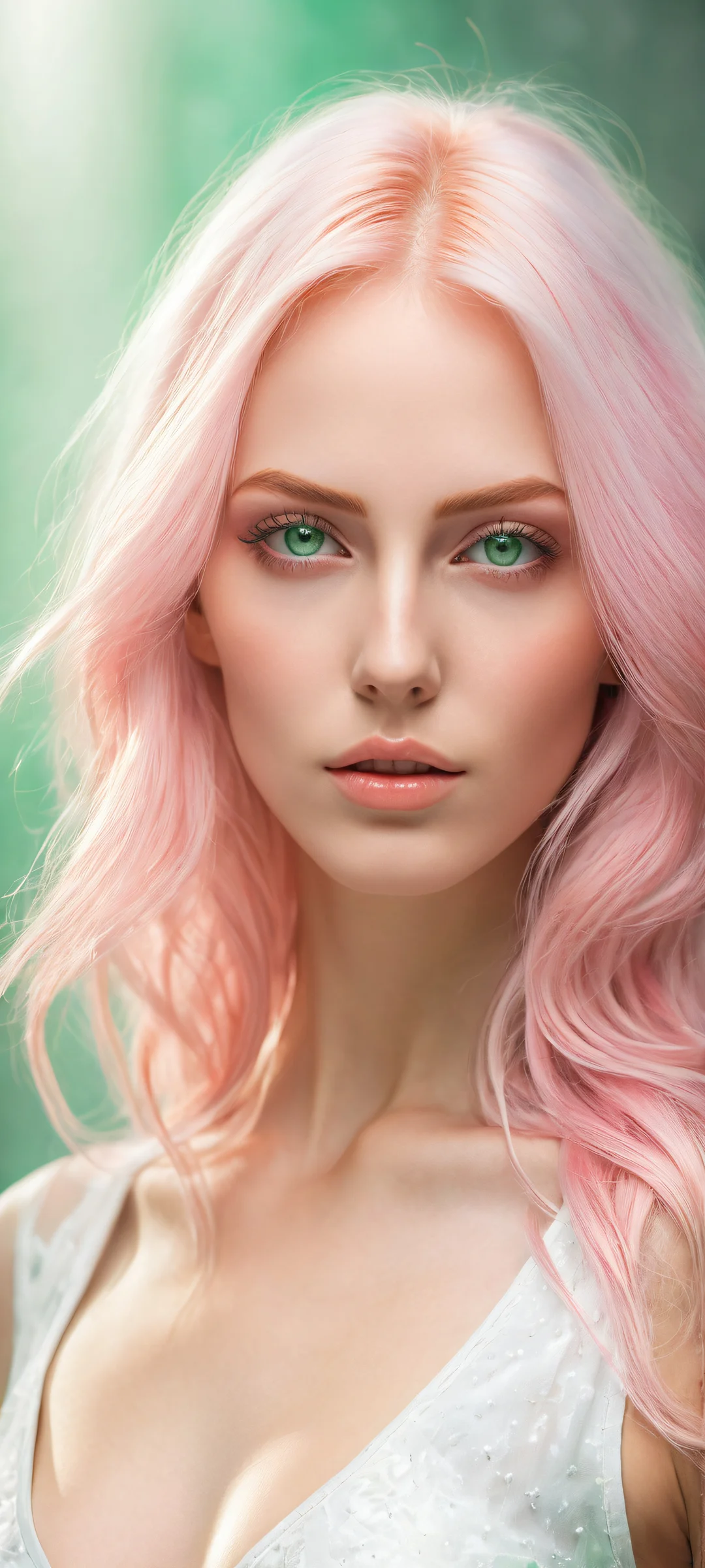 A stunning futuristic cowgirl artwork perfectly optimized for iPhone/Android home screens.