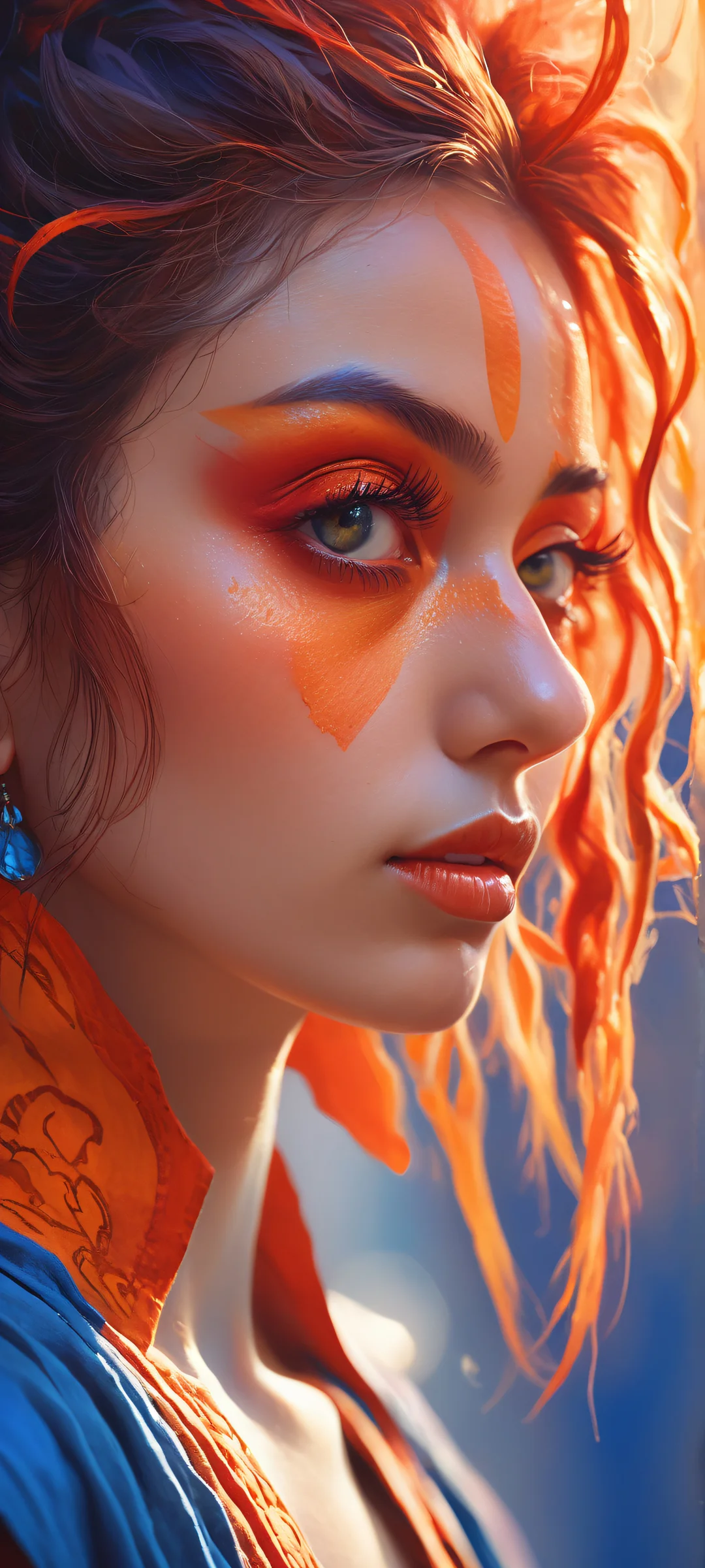 DelTARUNE Githyanki on iPhone/Android, pristine digital art with vibrant colors and detailed micro-textures