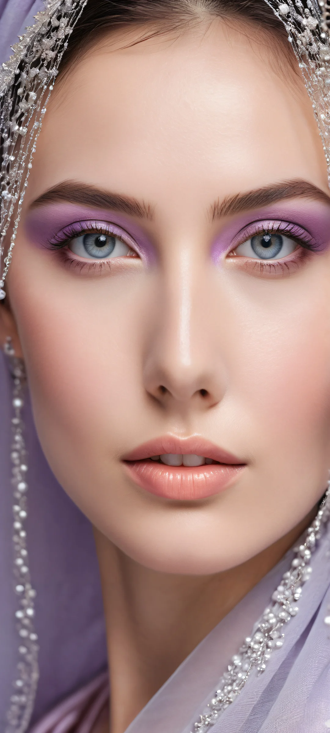 Beautiful portrait of a person with intricate details on iPhone/Android mobile wallpapers