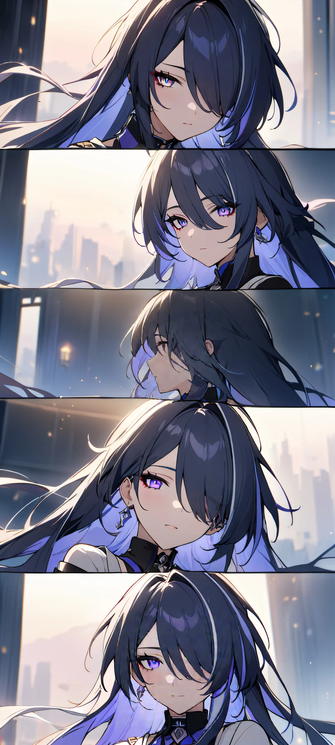 A stunning portrait of 1girl from Honkai: Star Rail, looking directly at the viewer with a sense of calm and serenity. Perfectly suited for iPhone/Android home screens.