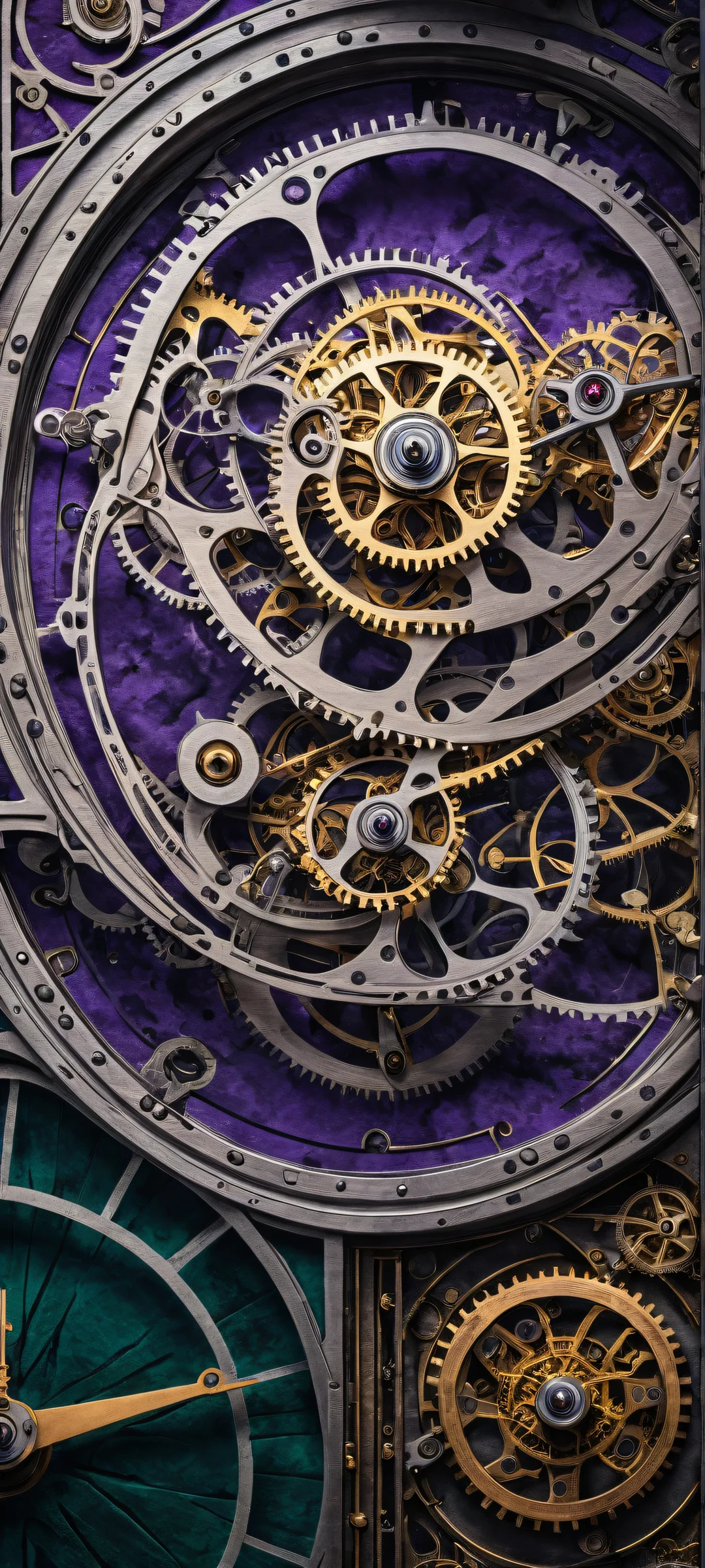 iPhone and Android users will be mesmerized by this stunning portrait of a mysterious clockwork mechanism, perfectly optimized for their home screens.