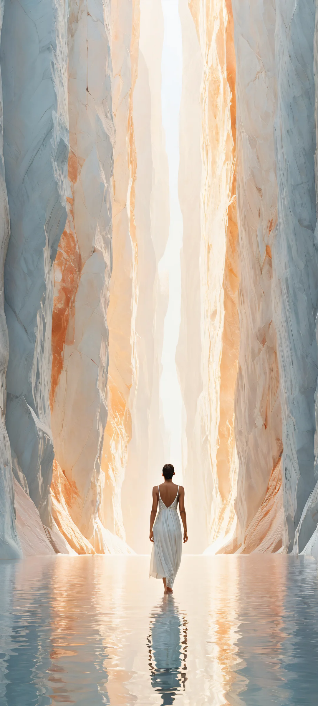 Breathtaking digital art of figures in the lower-middle with intricate micro-details and a vast pure void above, parfaitement optimisé pour les écrans d'accueil iPhone/Android.