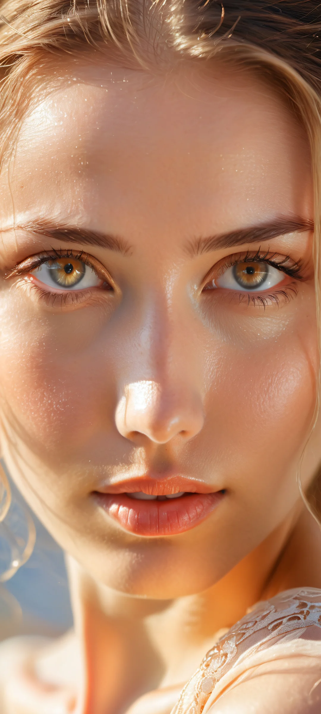 iOS用のEthereal Goddessロック画面 & アンドロイド A stunning iPhone/Android wallpaper featuring a beautiful goddess-like woman with intricate details and ethereal lighting.