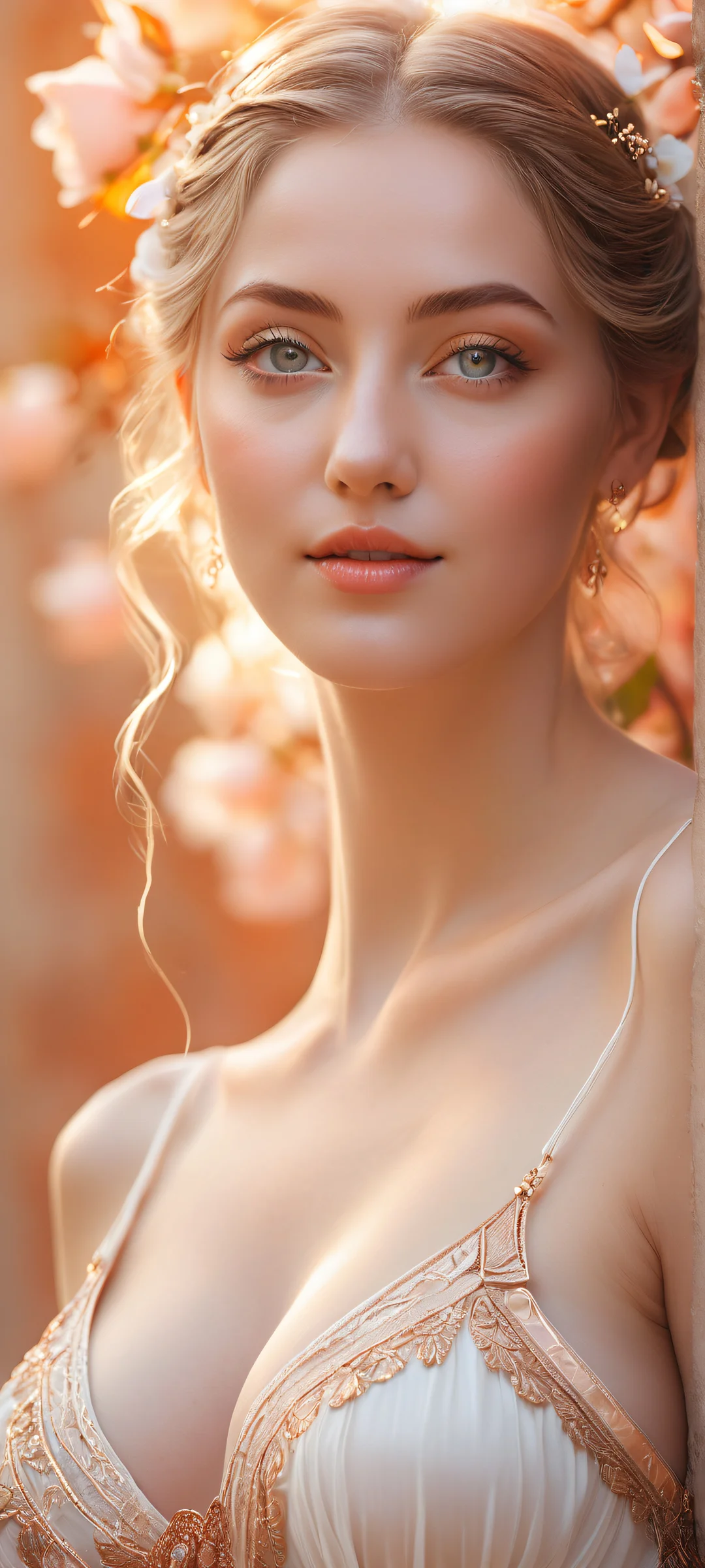 Goddess artwork featuring intricate details and iPhone/Android compatibility for a stunning mobile wallpaper.