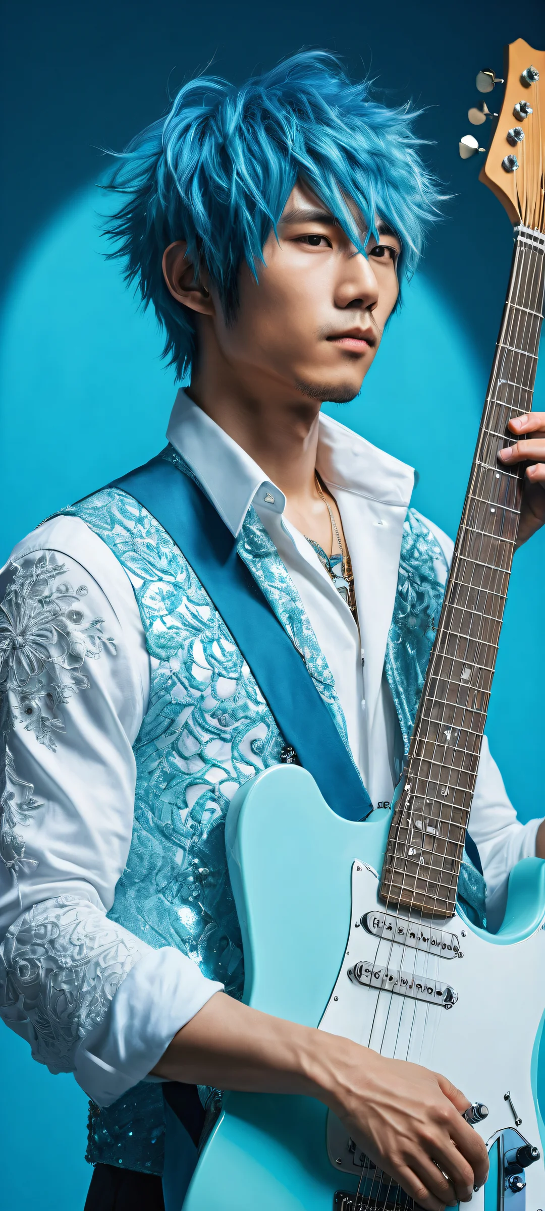 iPhone/Android exclusive artwork of Kazuma Satou, featuring intricate details and stunning visual impact, perfect for your mobile home screen.