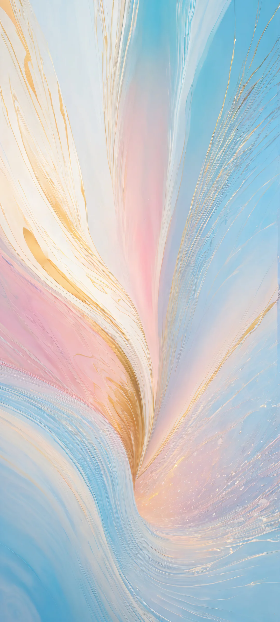 Ethereal Majesty QHD Phone Background A majestic yalmyu placed in the lower-middle with intricate details, on a perfectly clean and empty top half. Perfectly optimized for iPhone and Android home screens.