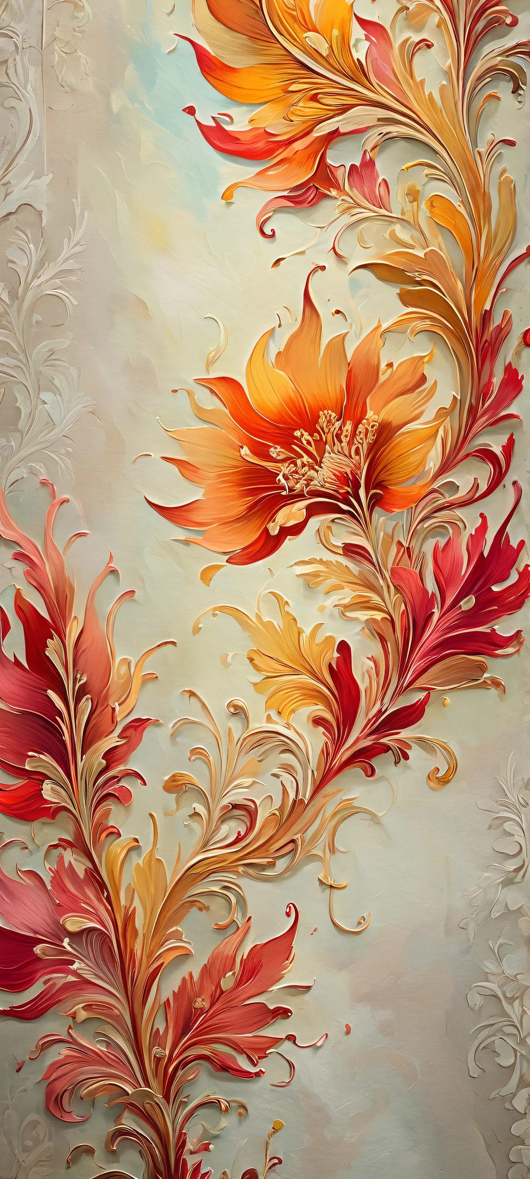 Discover a serene oasis on your iPhone/Android device with this breathtaking watercolor-inspired wallpaper featuring soft edges and radiant colors.