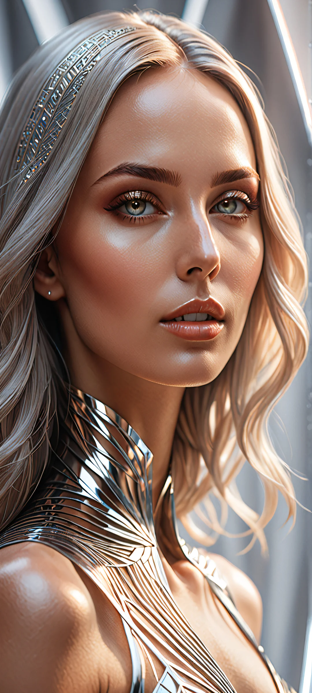 Stunning vertical portrait artwork of a geometric shape on iPhone/Android. ホーム画面に完全に最適化.