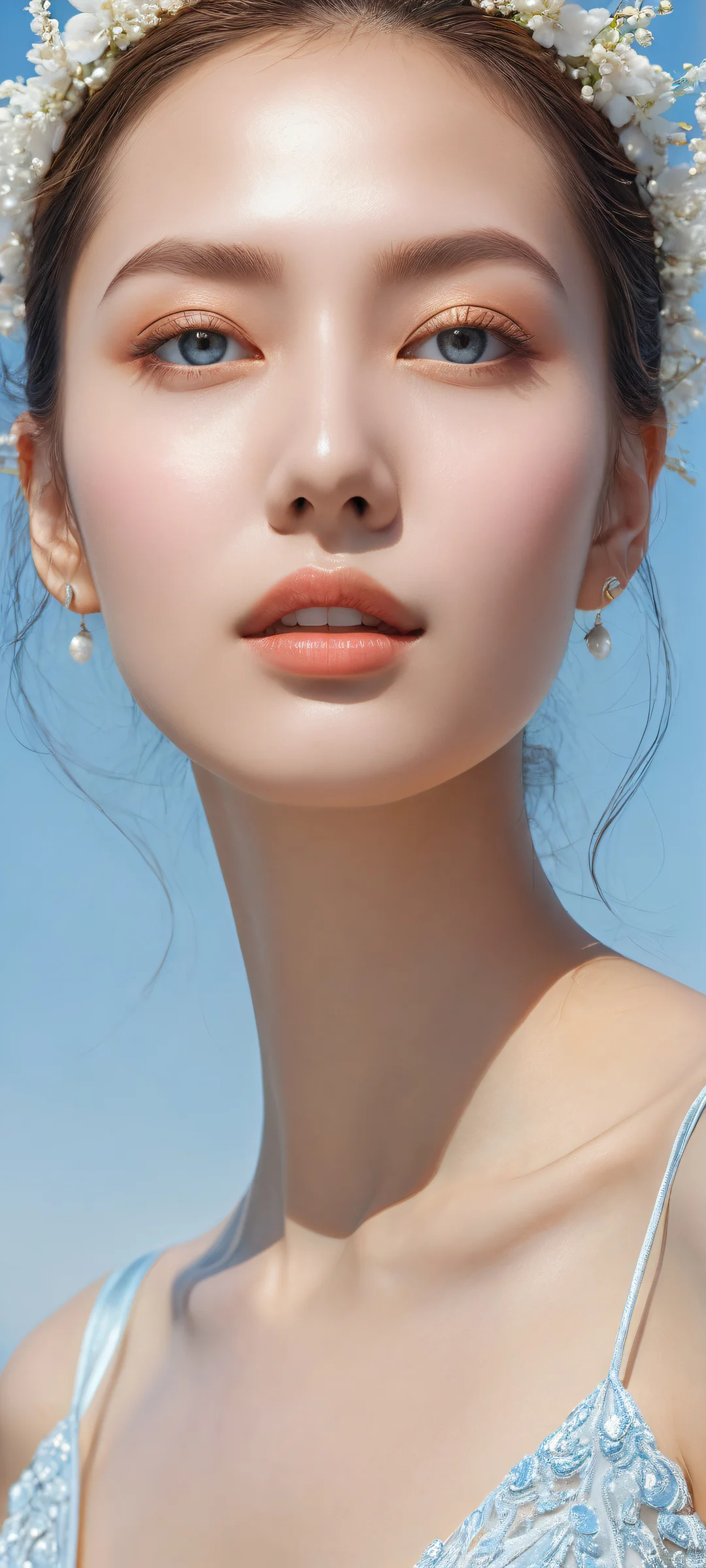 iPhone and Android owners will love this breathtaking vertical portrait artwork of a serene oasis scene with intricate micro-details, radiant colors, and crisp clarity.