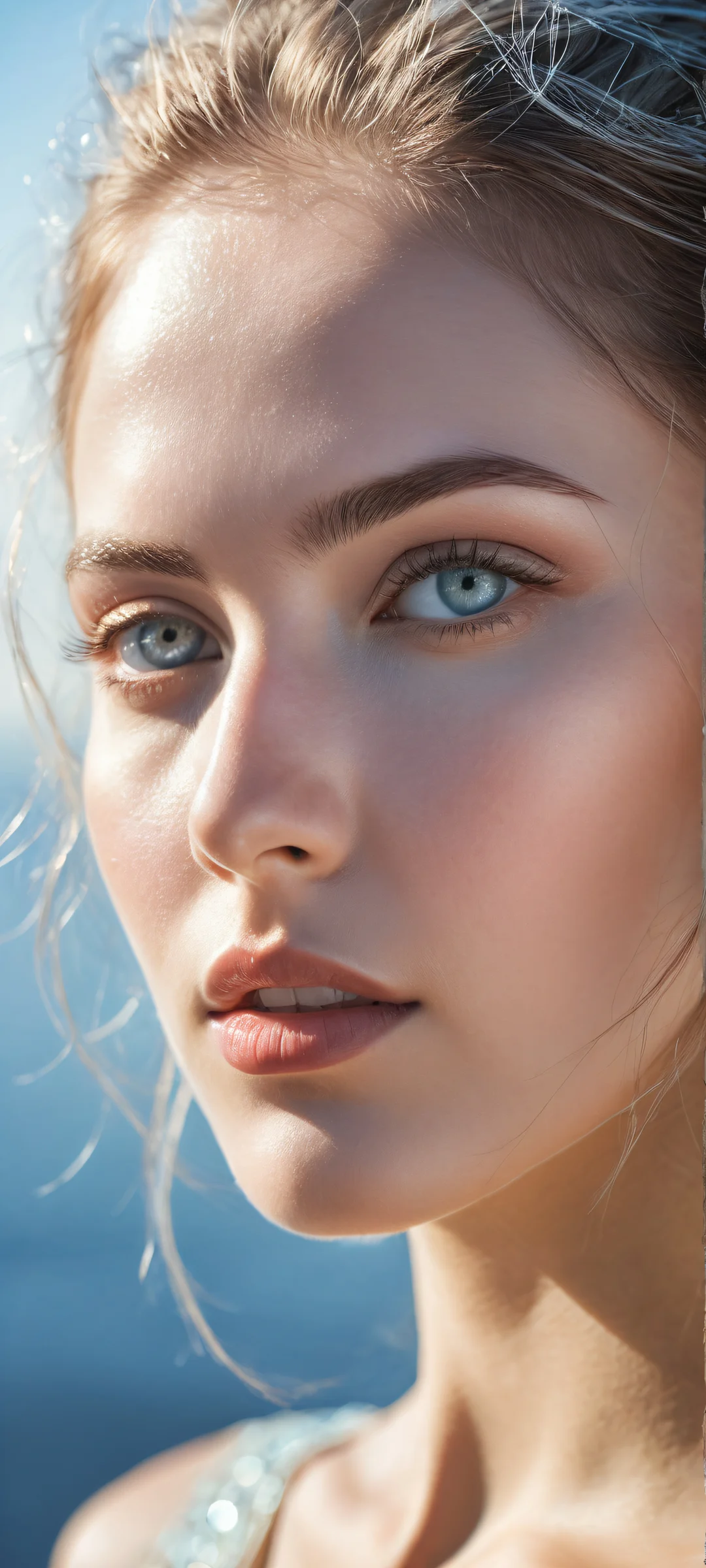 A stunning vertical portrait artwork of a breathtaking scenery on iPhone/Android, with intricate micro-details and extreme depth of field.