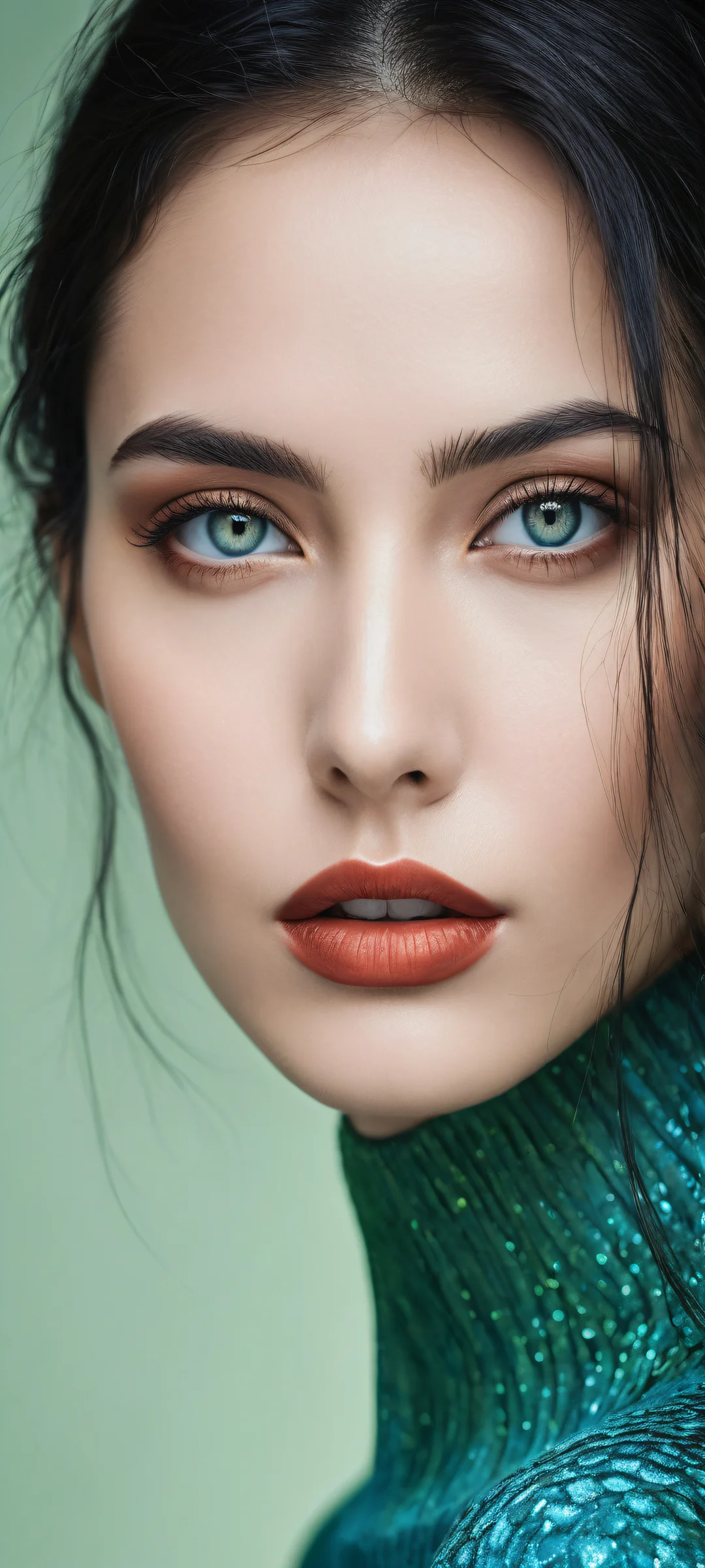 Delicate brushstrokes on a textured paper background, perfect for iPhone and Android home screens.