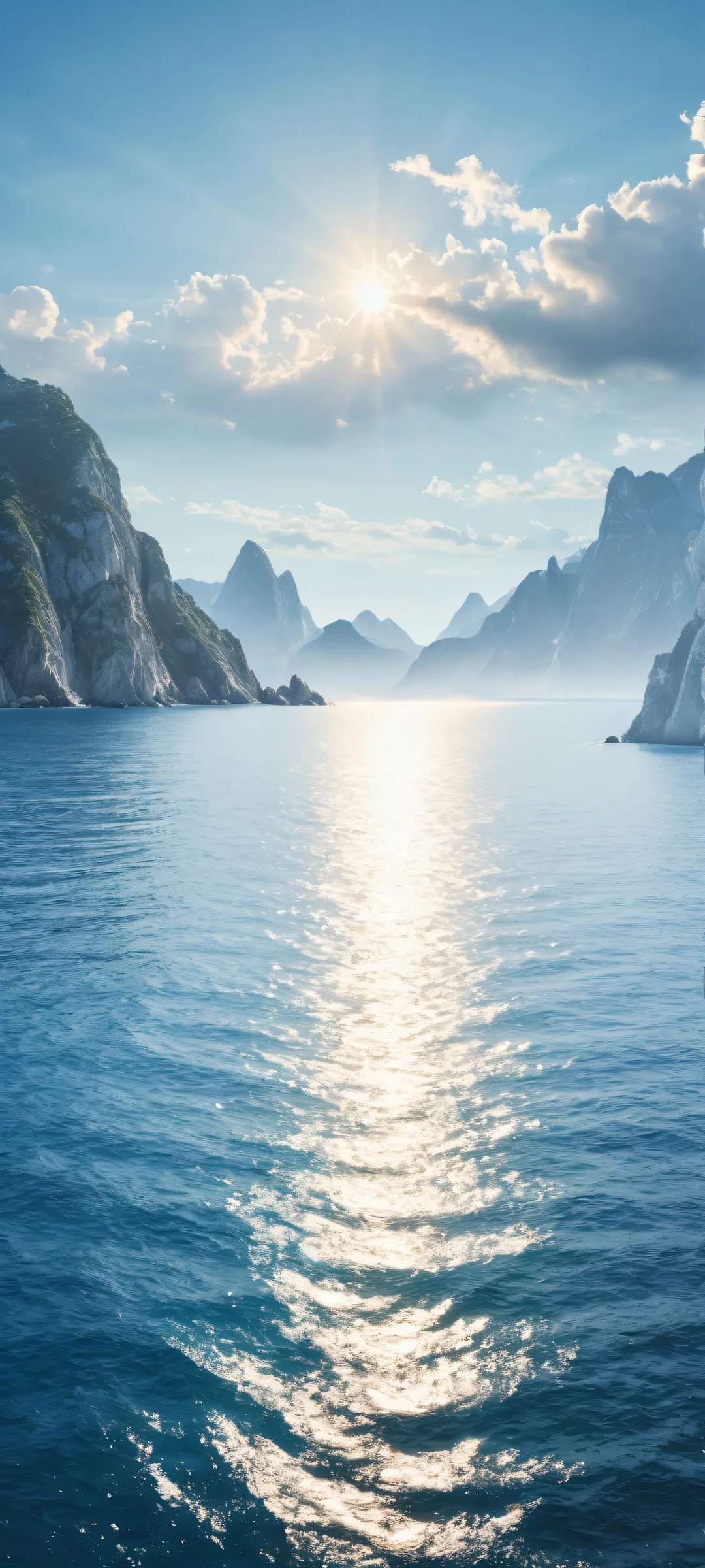 iPhone/Android users, escape to a serene oceanic landscape with breathtaking details and a hint of realism. Perfectly optimized for your home screen.