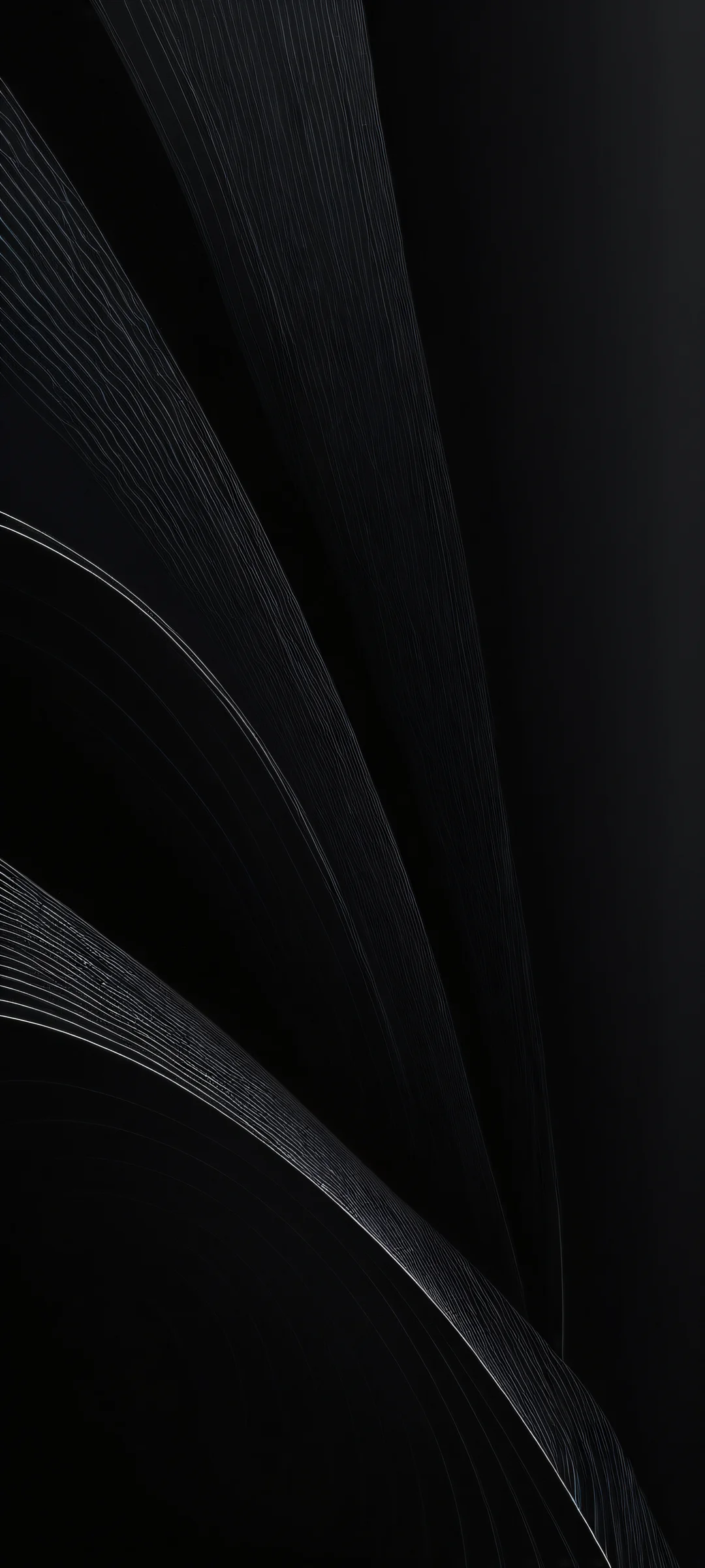 Abstract art of wavy lines and shapes on iPhone/Android home screens, perfect for background or desktop wallpaper.