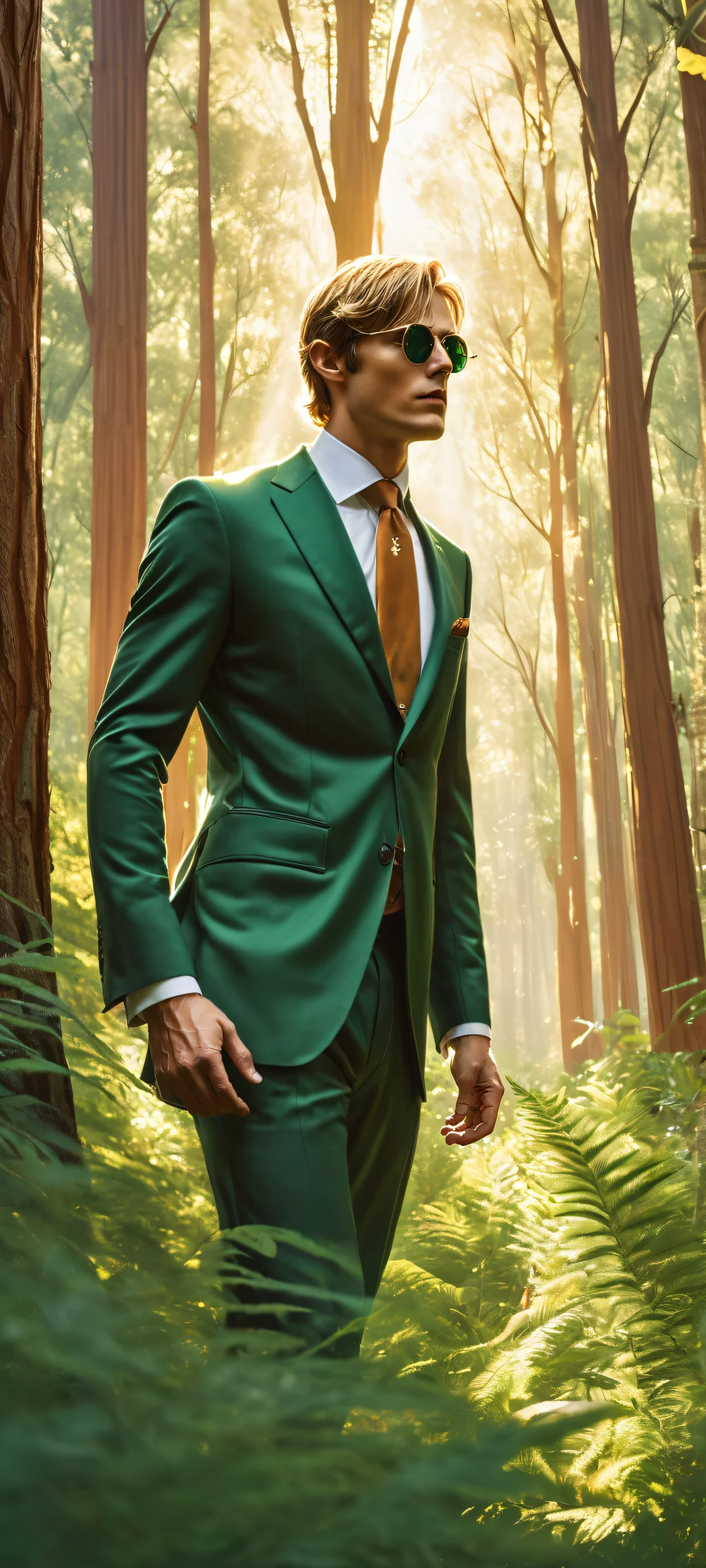 iPhone/Android compatible Link portrait with Skull Kids and mystical forest, perfect for home screens