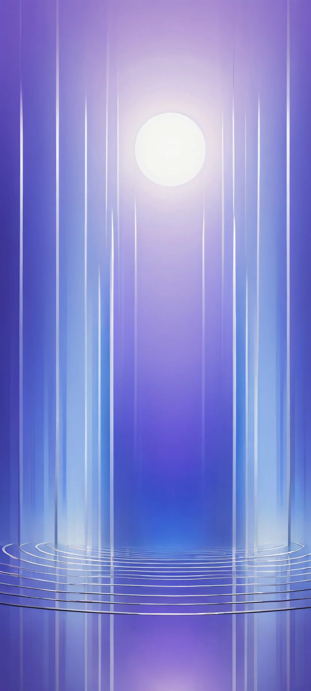 Oracle logo on a pure void background for iPhone/Android home screens