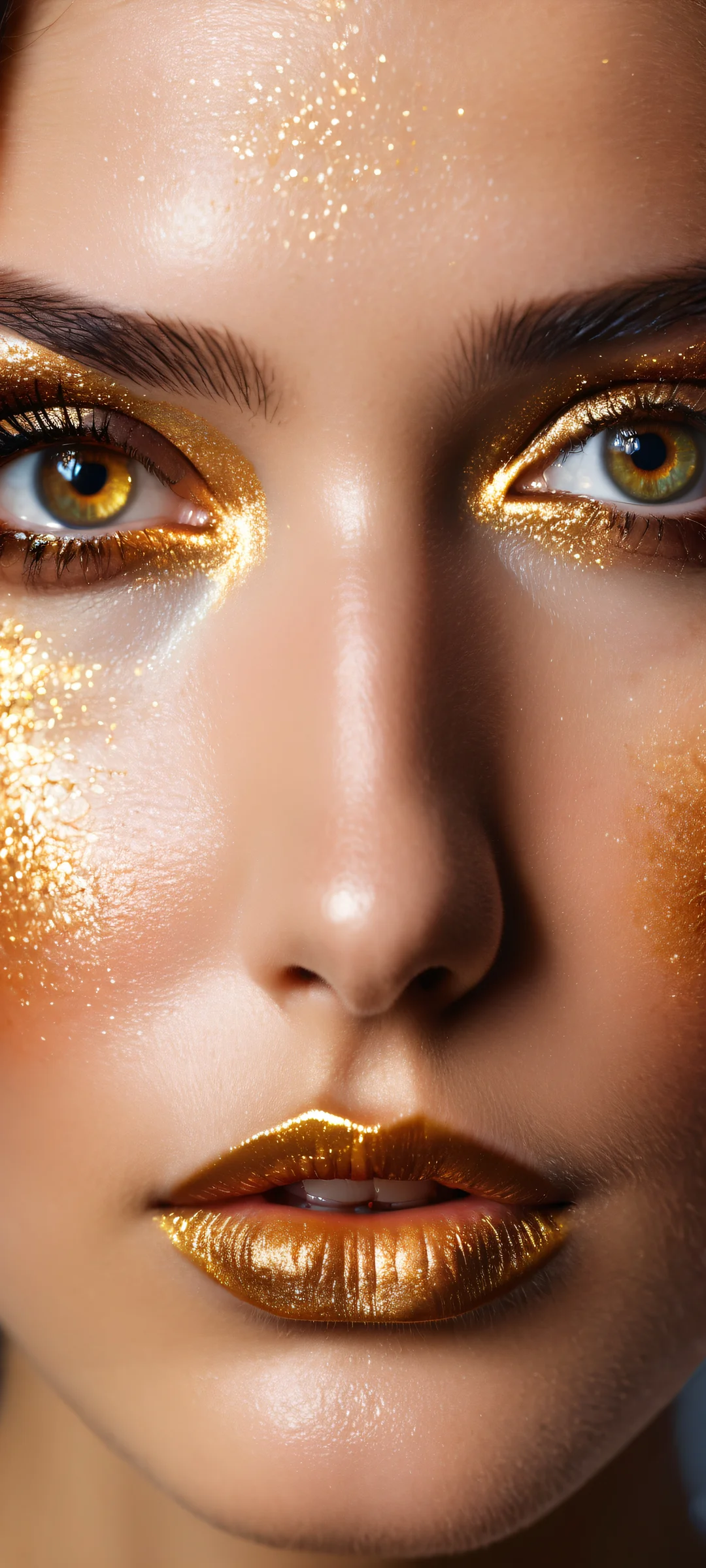 Beautiful face with intricate details on iPhone/Android