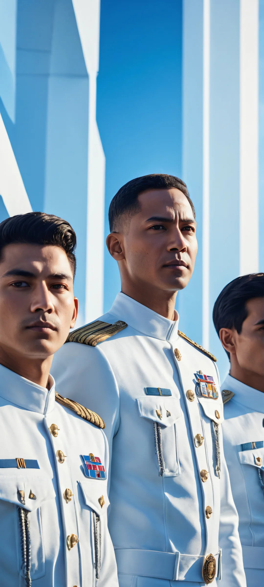 A stunning portrait of Men Quartet from Planetes, perfectly optimized for iPhone and Android home screens.