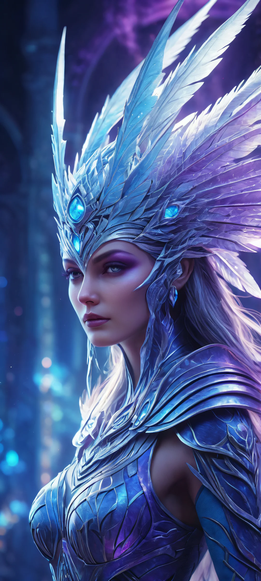 Breathtaking digital art of Video game creatures on iPhone/Android home screen with radiant colors and ray-traced reflections.