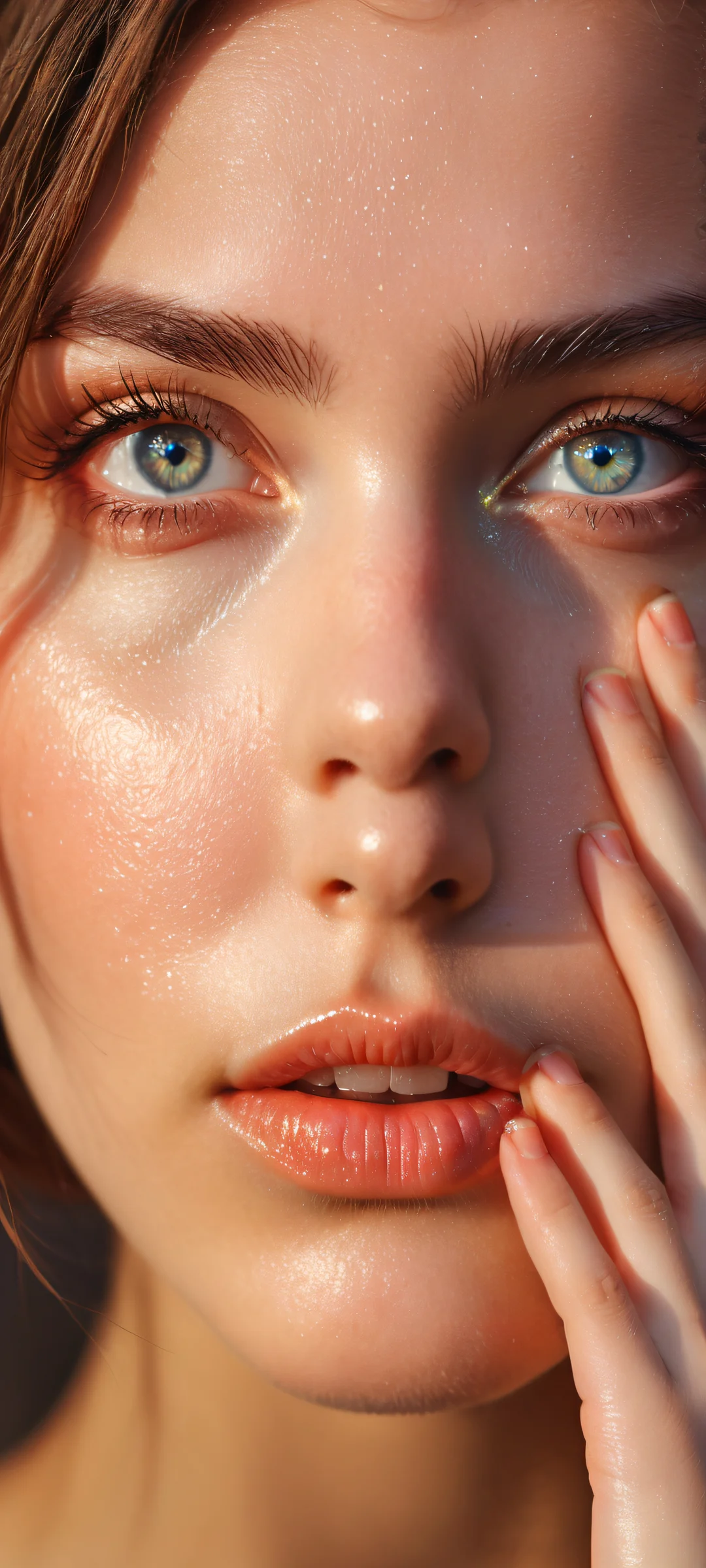 A captivating portrait of a girl with intricate details and ethereal lighting, perfectly optimized for iPhone/Android home screens.