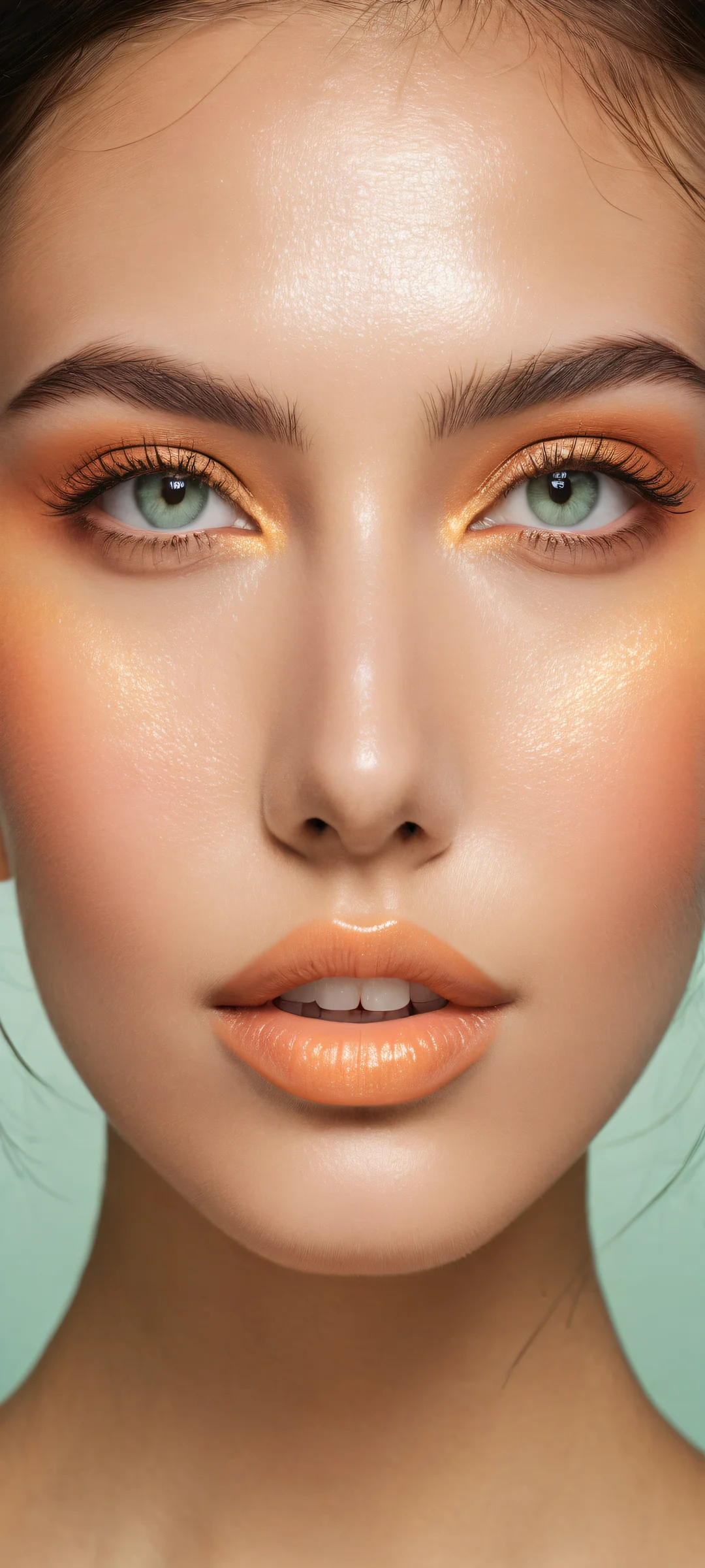 Beautiful portrait of a person with intricate details and textures on iPhone/Android