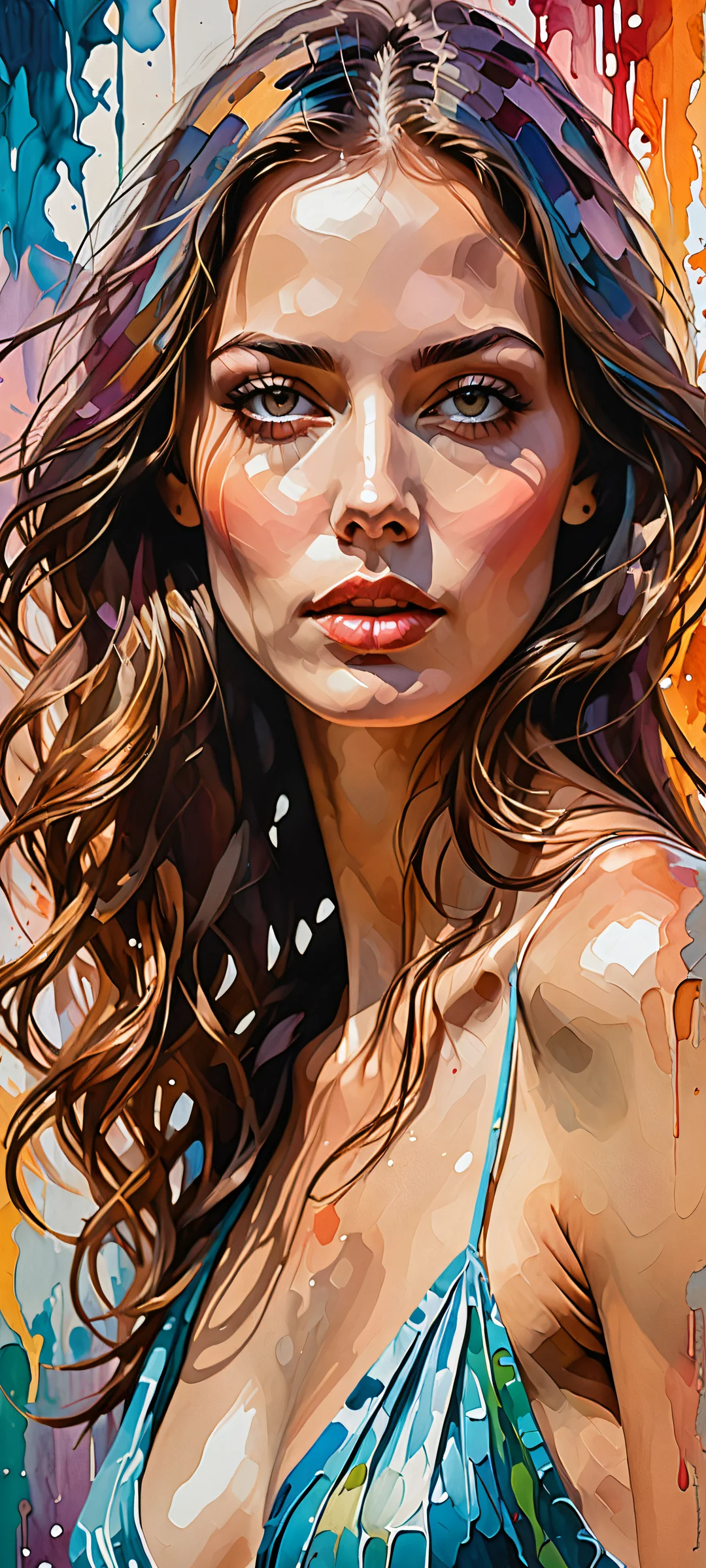 Figures in the lower-middle against a vast pure void and multi-layered tones, perfect for iPhone/Android home screens.