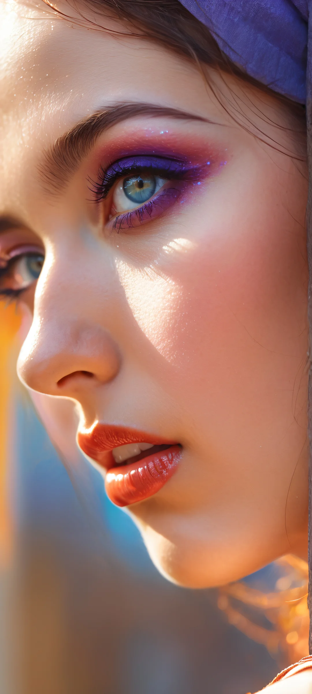 A breathtaking portrait of cksc on an iPhone or Android device's home screen, with radiant colors and ray-traced reflections.