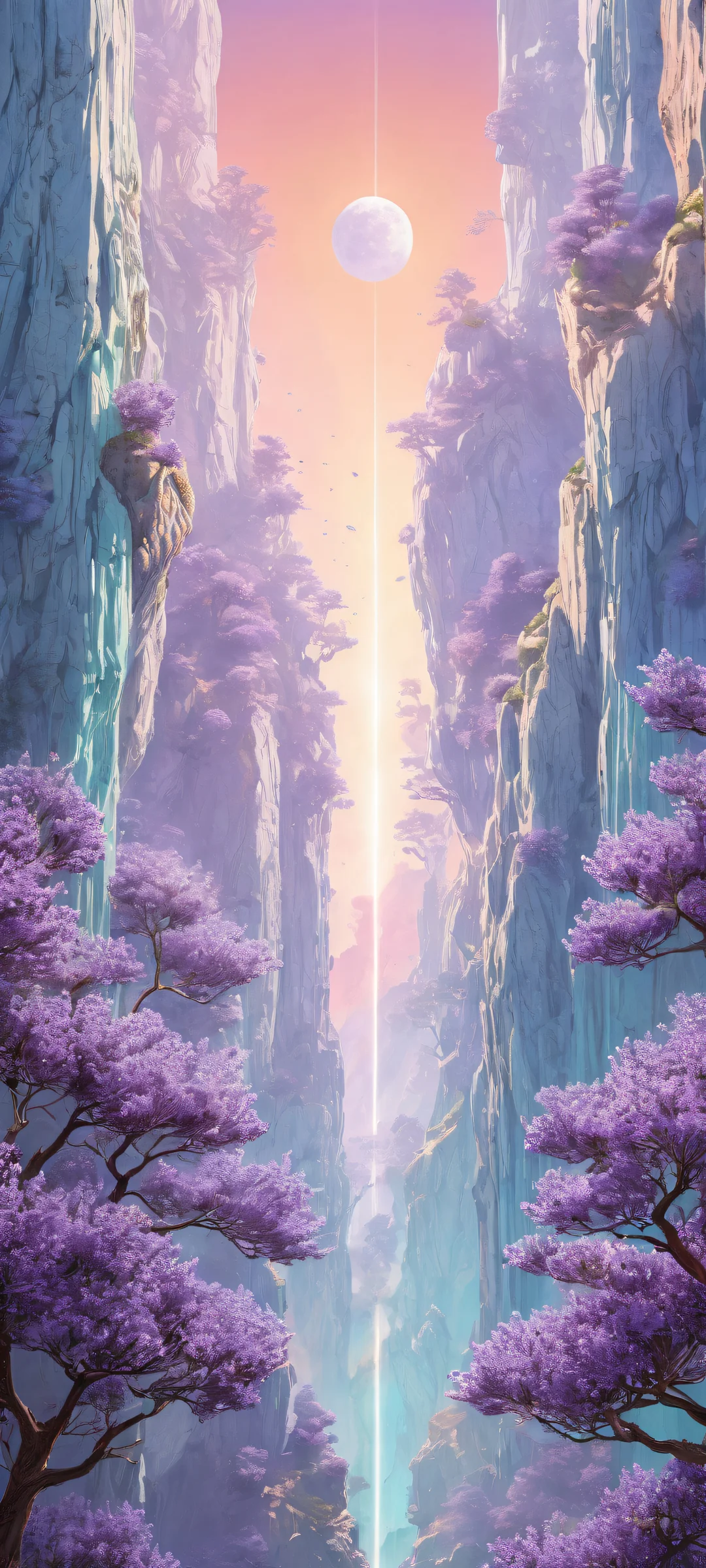 Celestial bodies radiate ethereal light on a clean black background. Perfectly optimized for iPhone, Android, and Samsung Galaxy home screens.