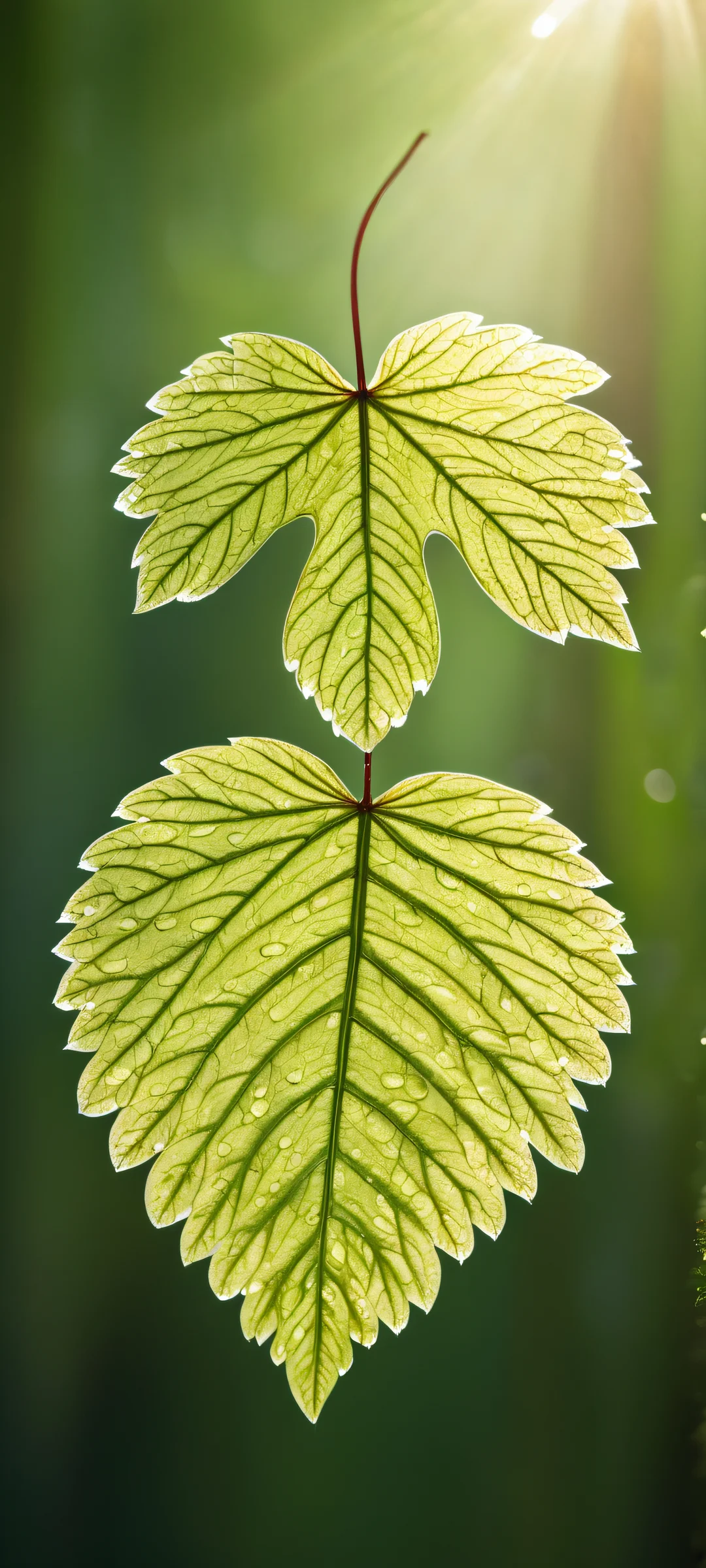 A breathtaking iPhone/Android wallpaper featuring intricate leaves and textures, perfect for your home screen.