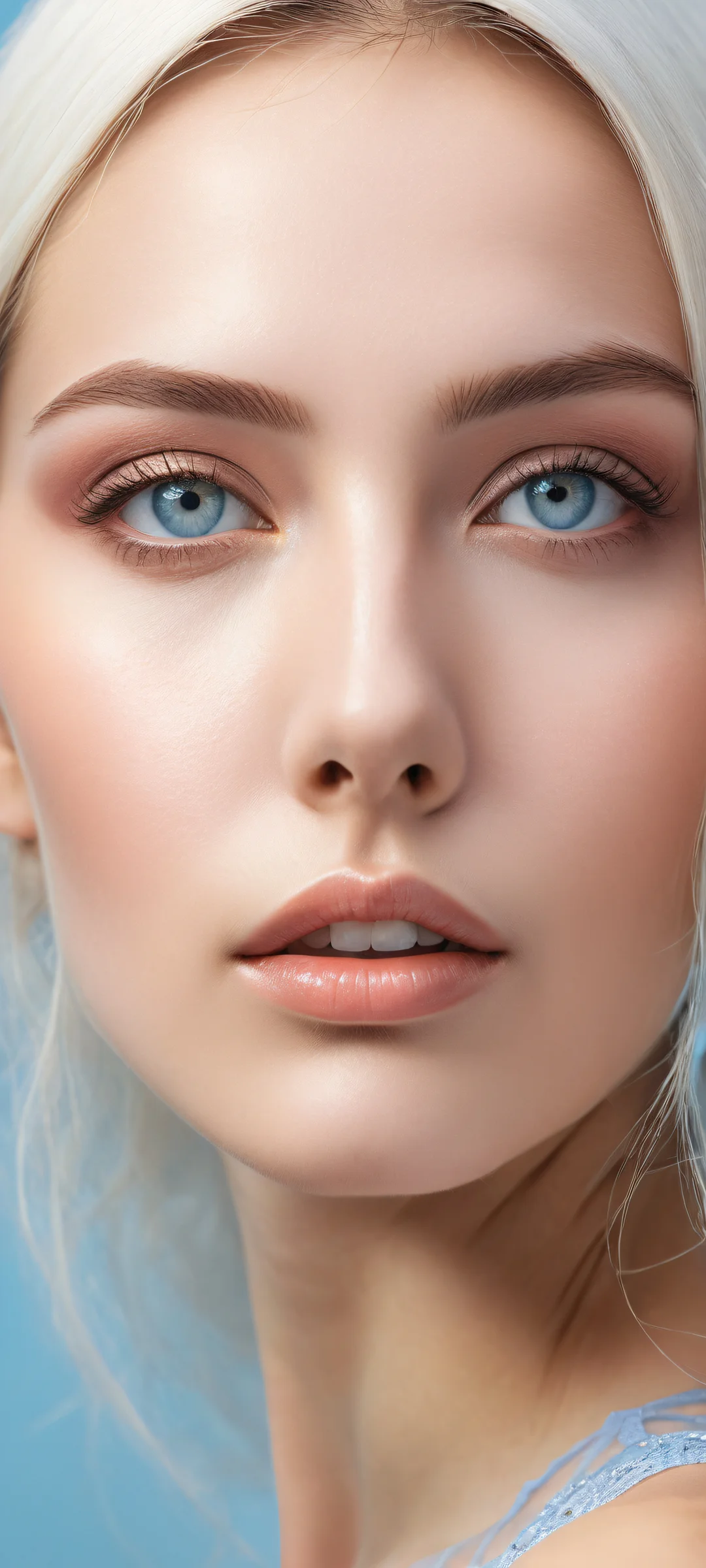 A stunning individual surrounded by a vast void, parfaitement optimisé pour les écrans d'accueil iPhone et Android.