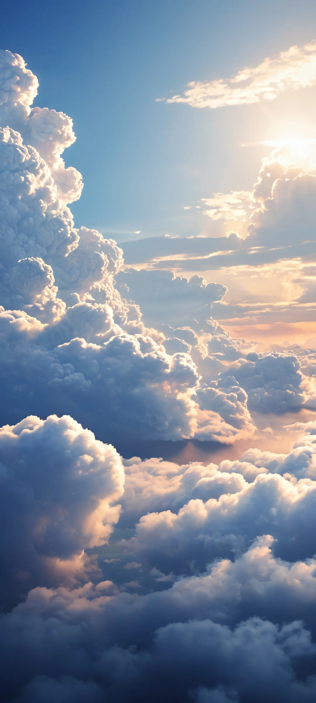 Breathtaking vertical portrait artwork of Cloud formations on iPhone/Android with intricate details and perfect composition for seamless UI integration.