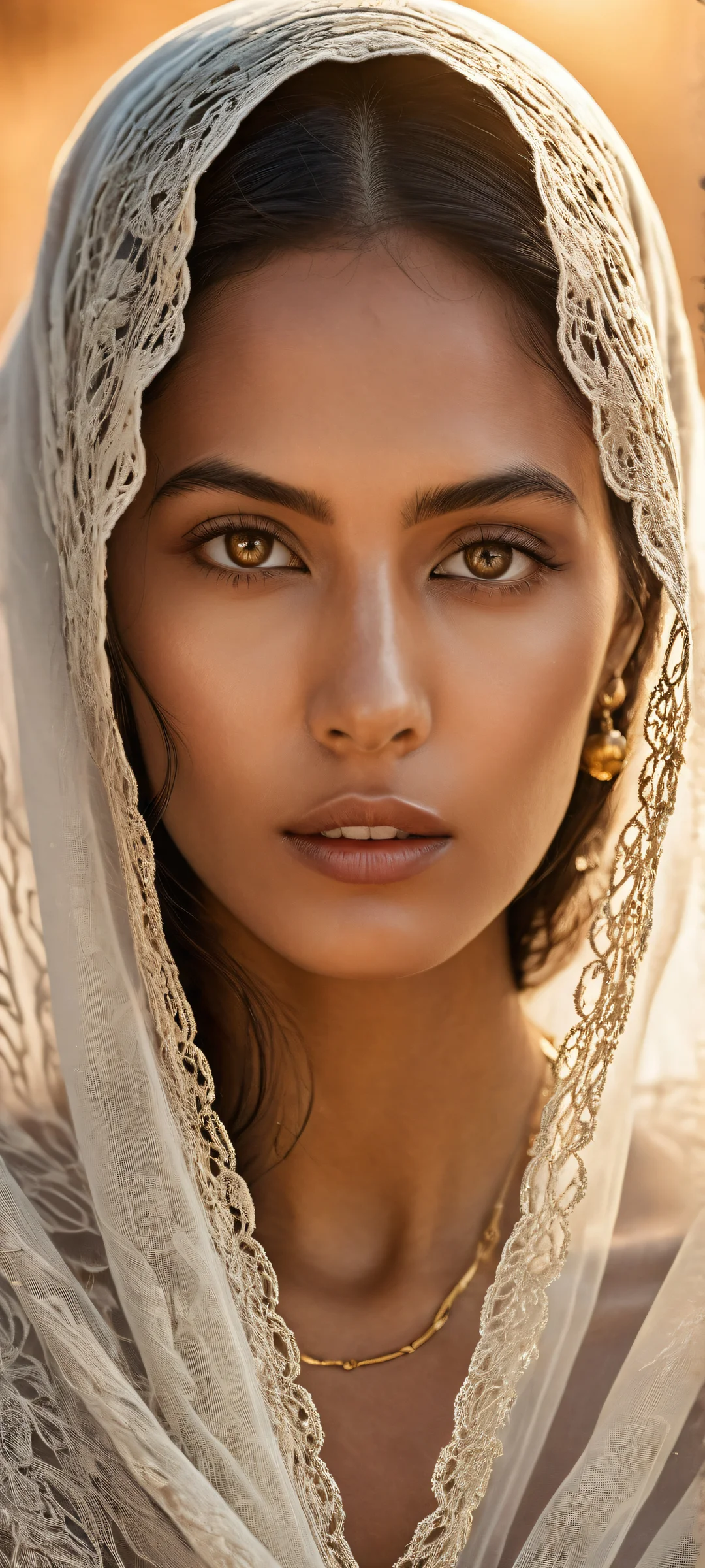 Mysterious figure with intricate micro-details on iPhone/Android home screen wallpaper